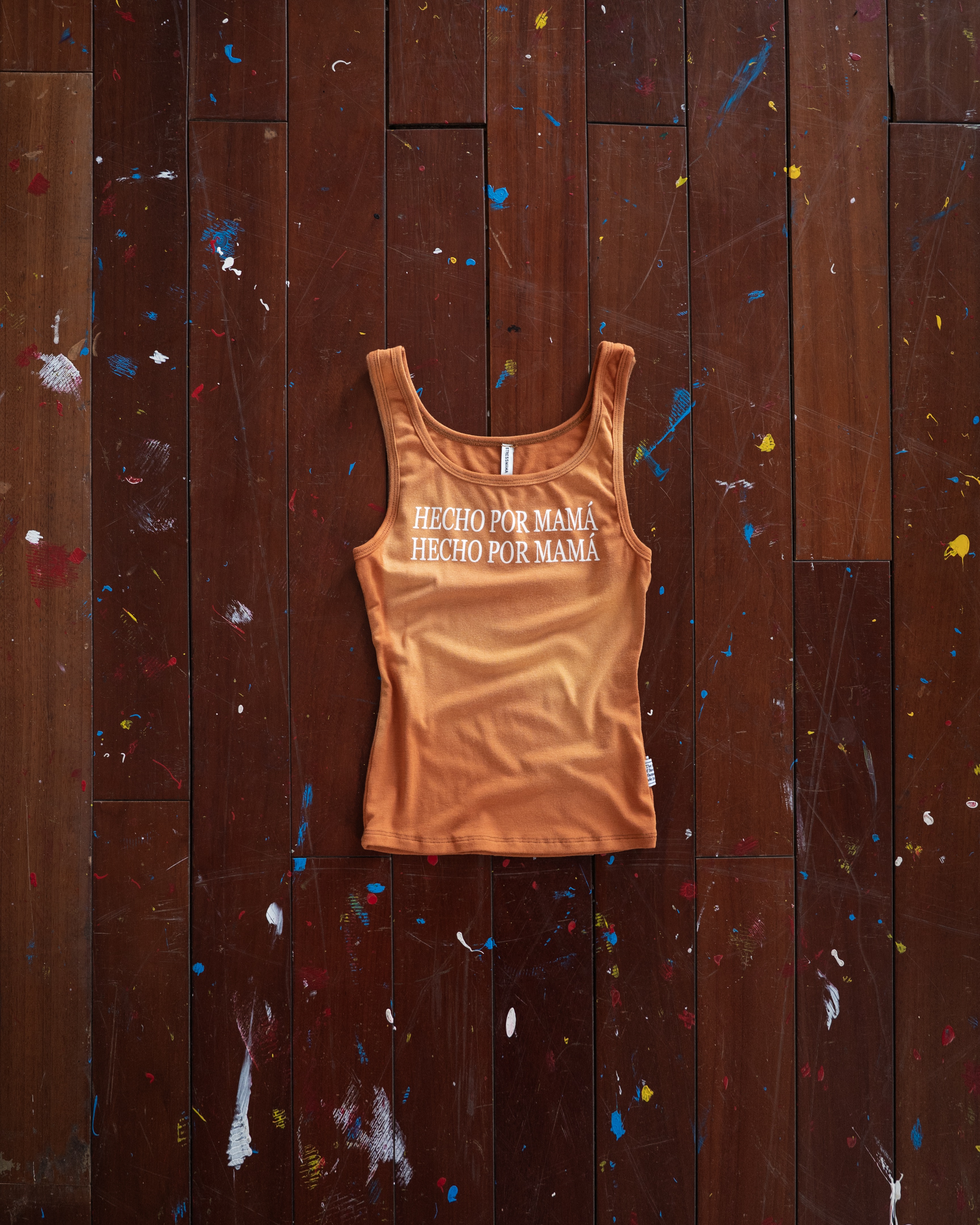 SSMA HECHO POR MAMÁ TANKTOP - ORANGE