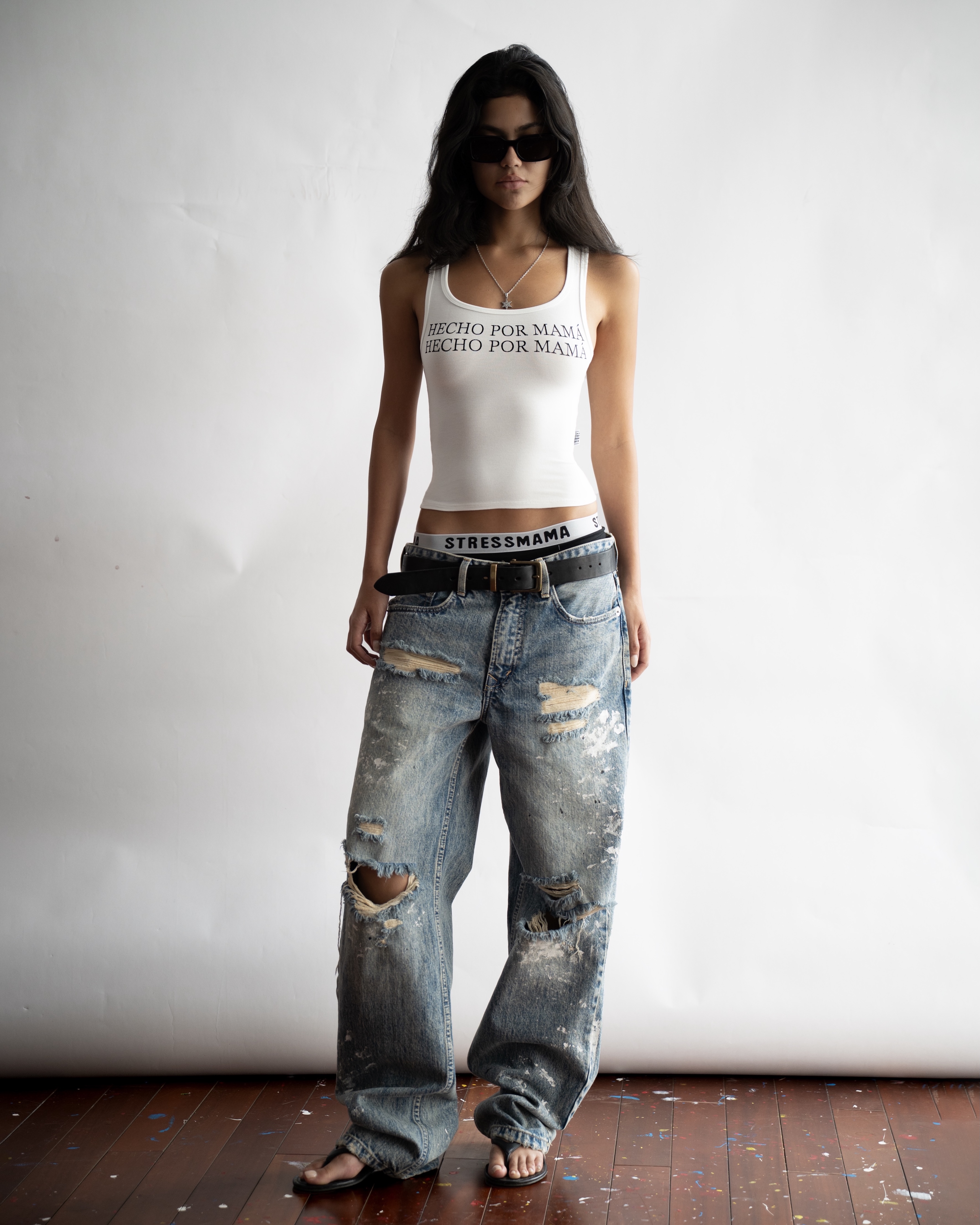SSMA HECHO POR MAMÁ TANKTOP - WHITE