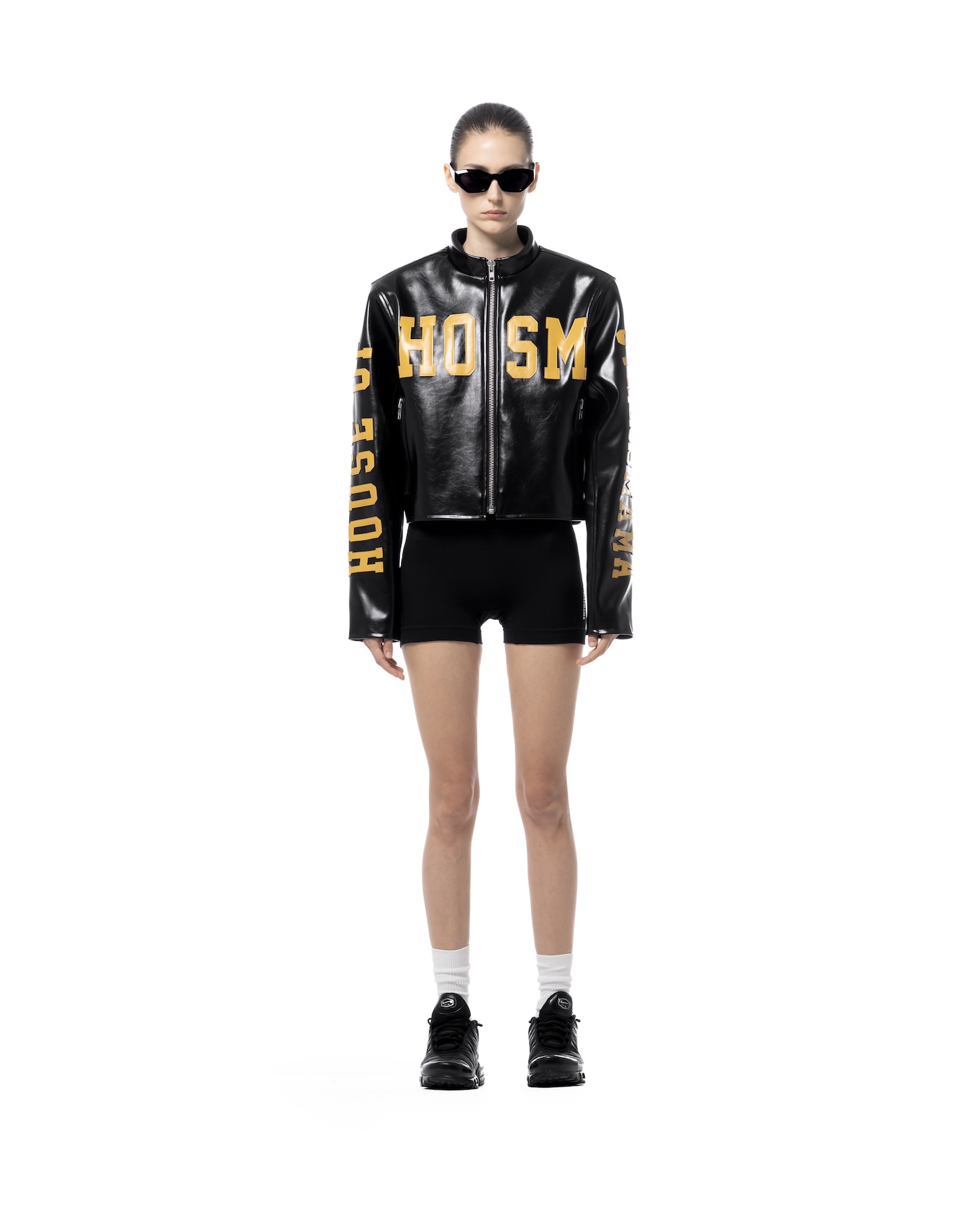 SSMA HOSM LEATHER JACKET - BLACK