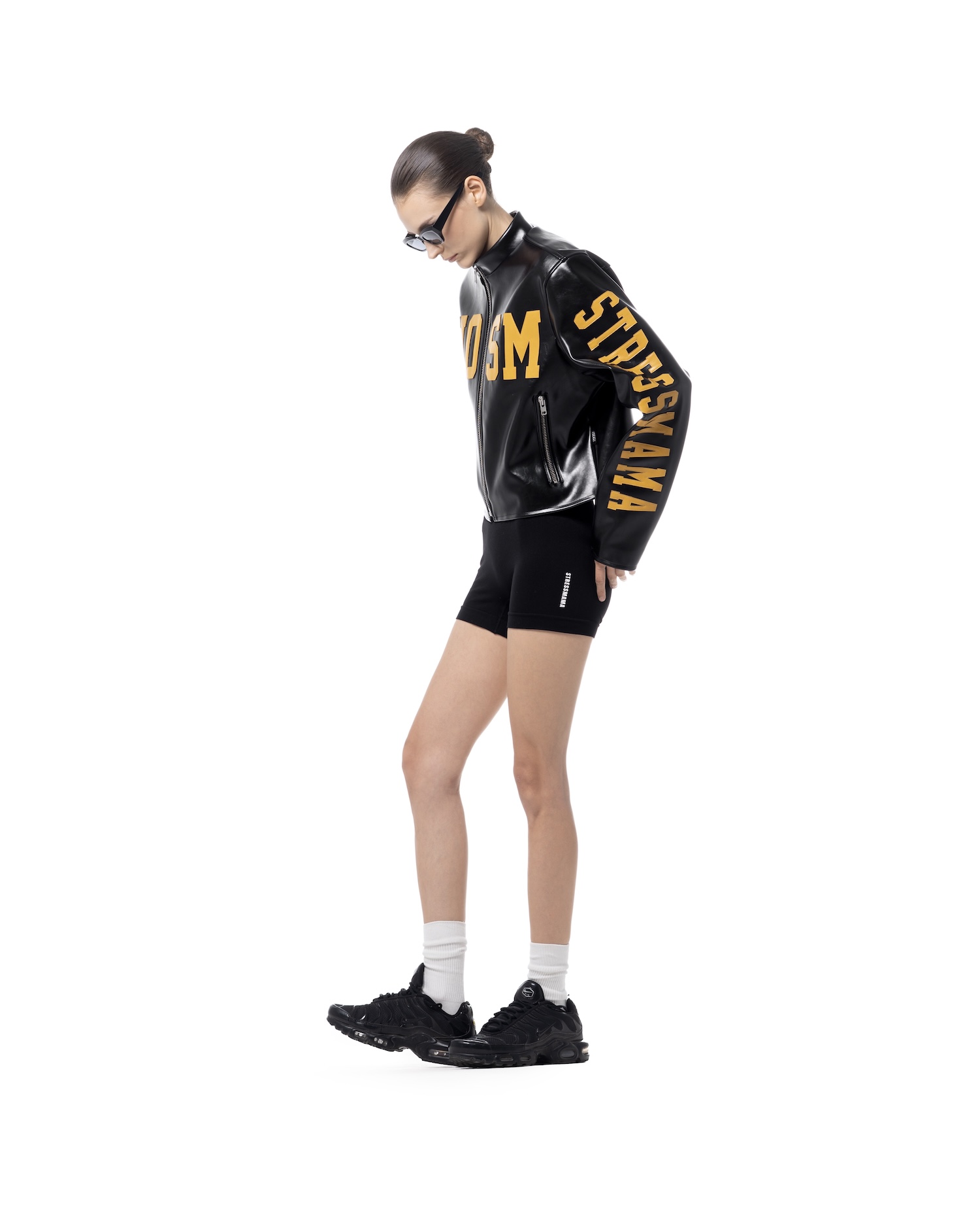 SSMA HOSM LEATHER JACKET - BLACK