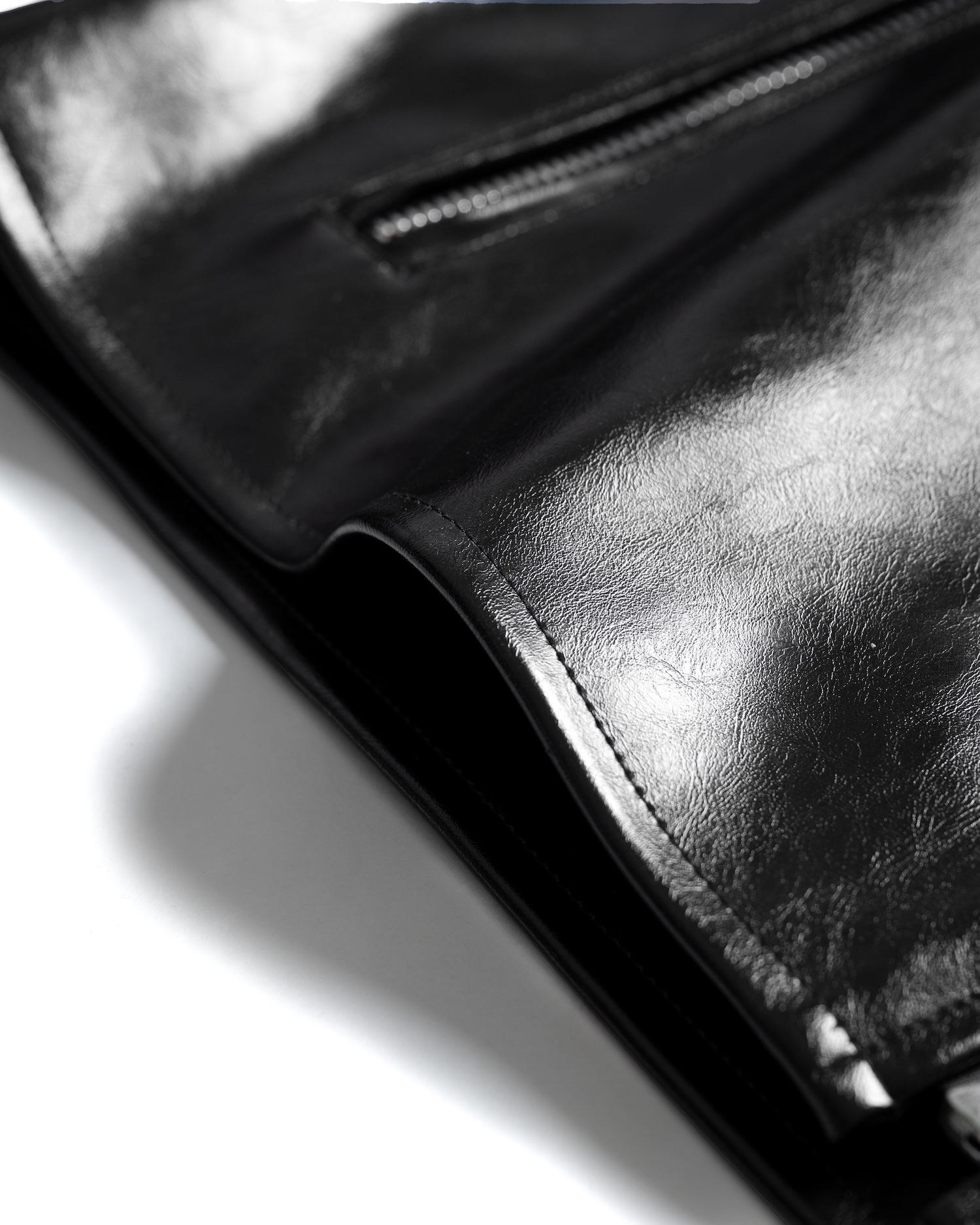 SSMA HOSM LEATHER JACKET - BLACK
