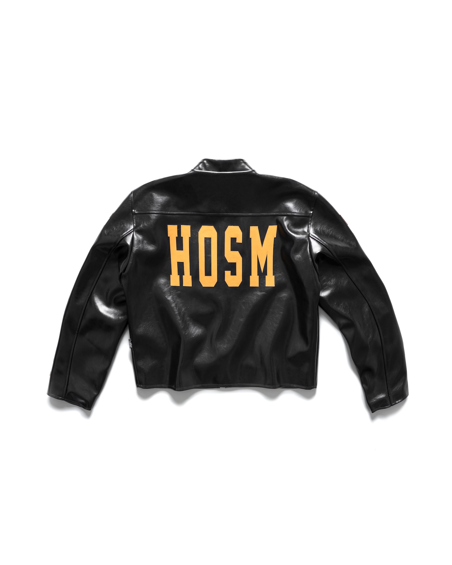 SSMA HOSM LEATHER JACKET - BLACK