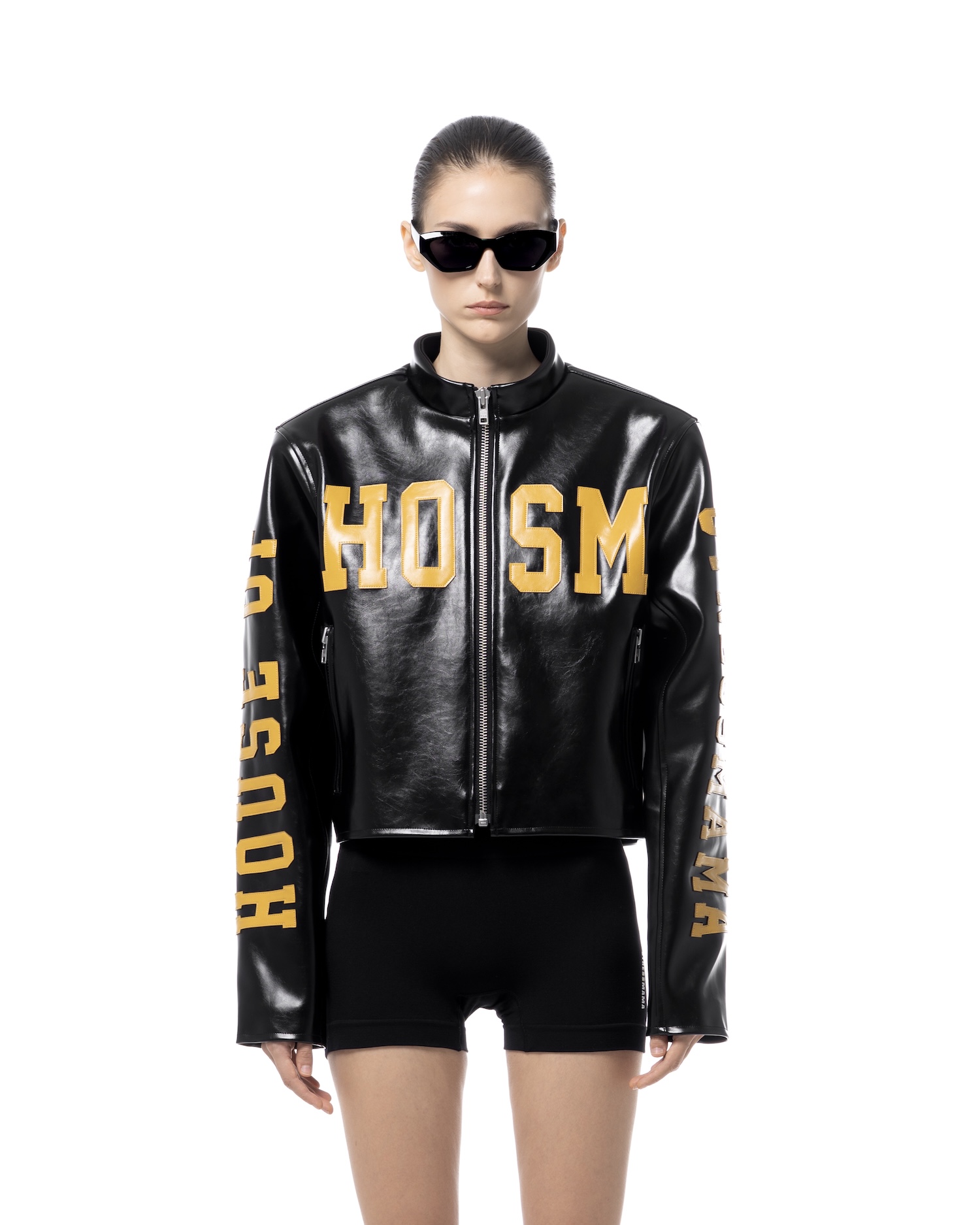 SSMA HOSM LEATHER JACKET - BLACK - L
