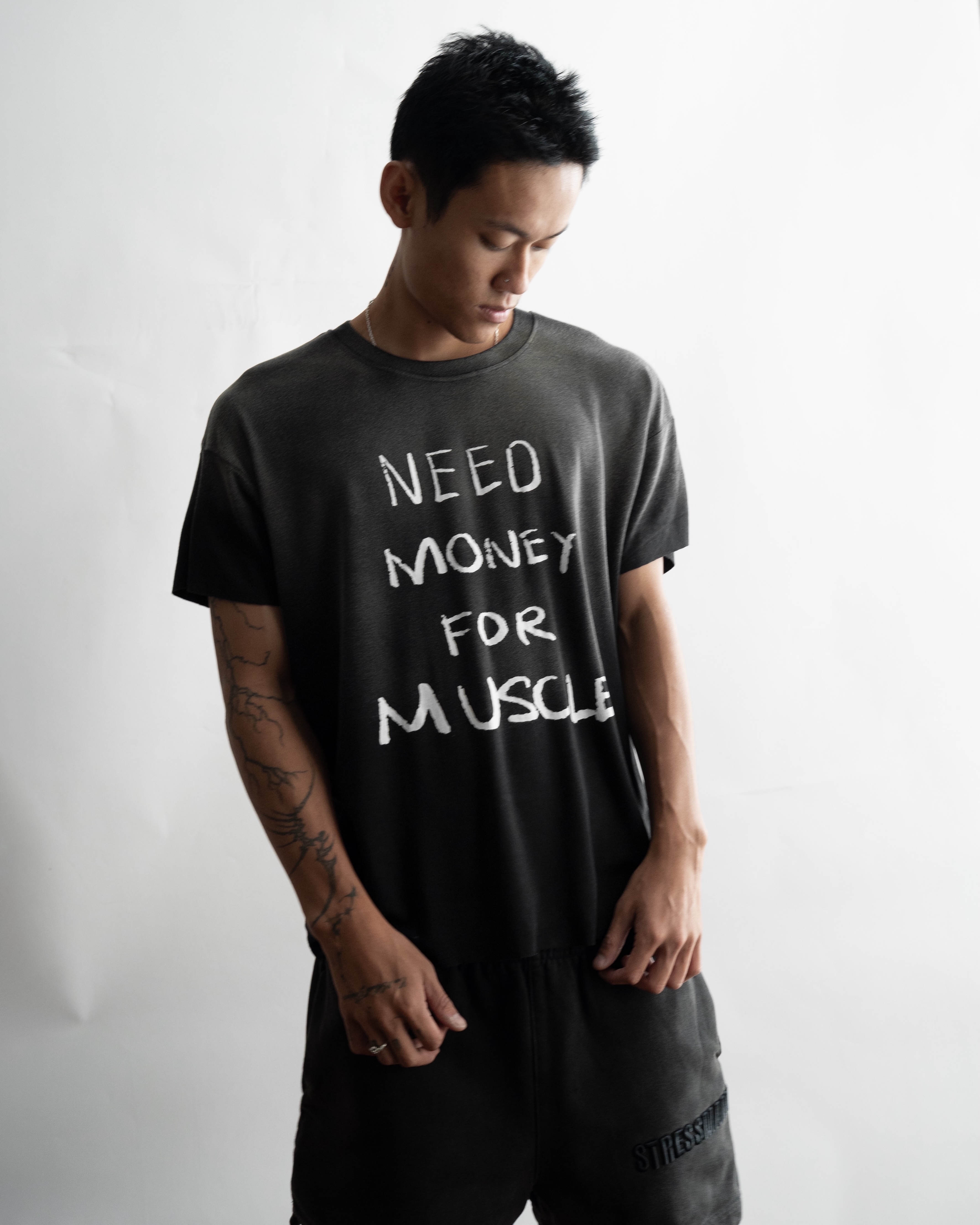 SSMA MUSCLE T-SHIRT - BLACK