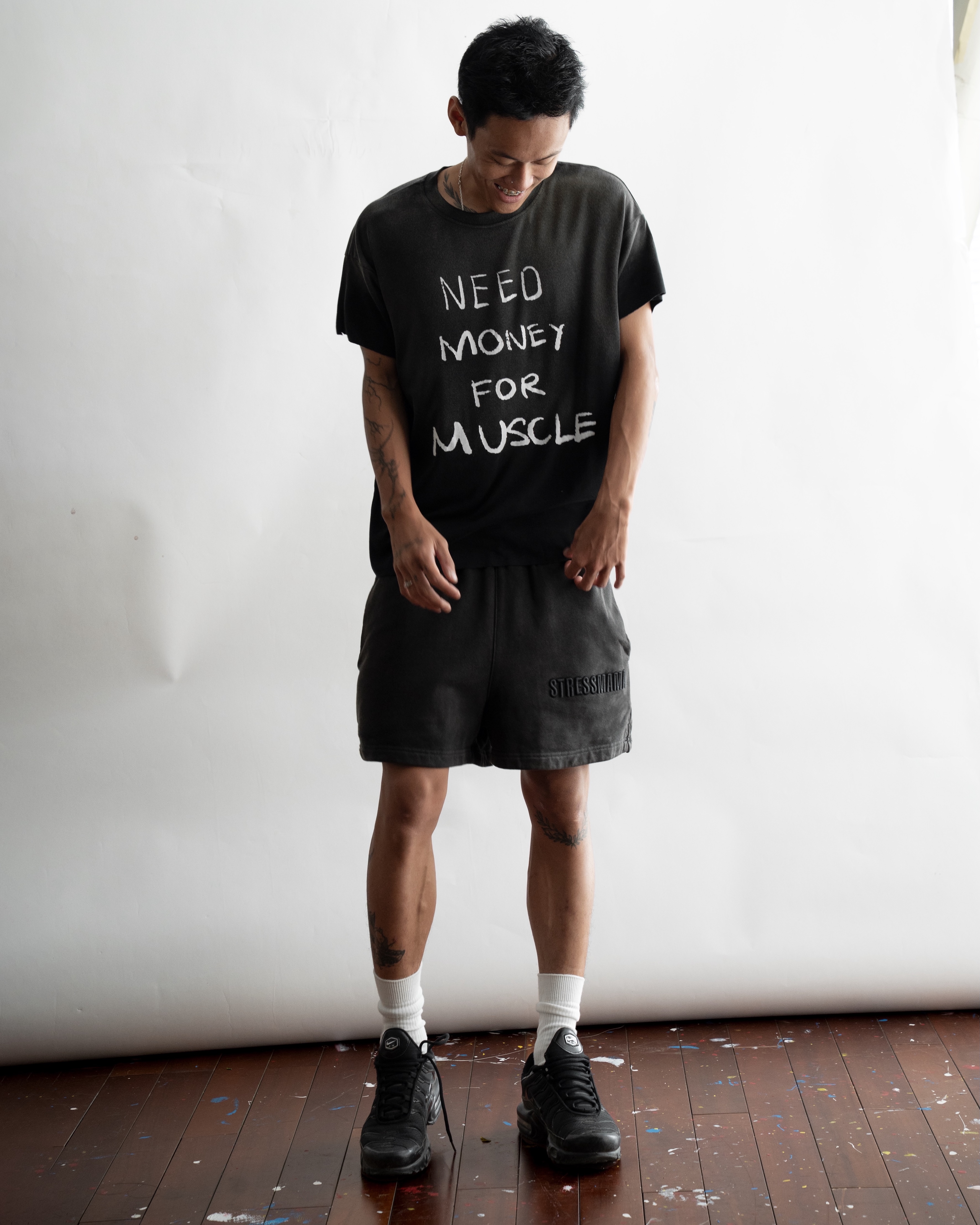 SSMA MUSCLE T-SHIRT - BLACK