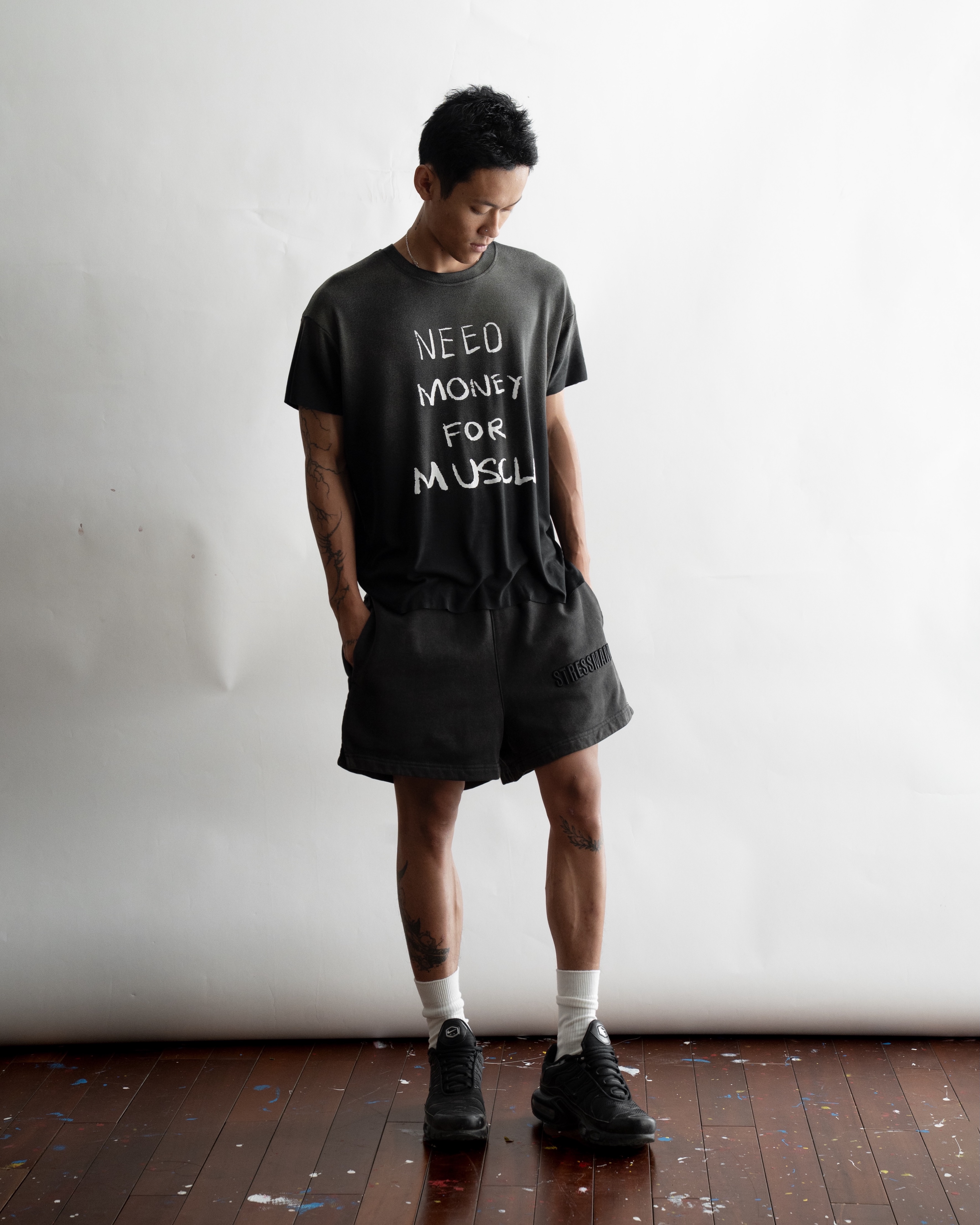 SSMA MUSCLE T-SHIRT - BLACK