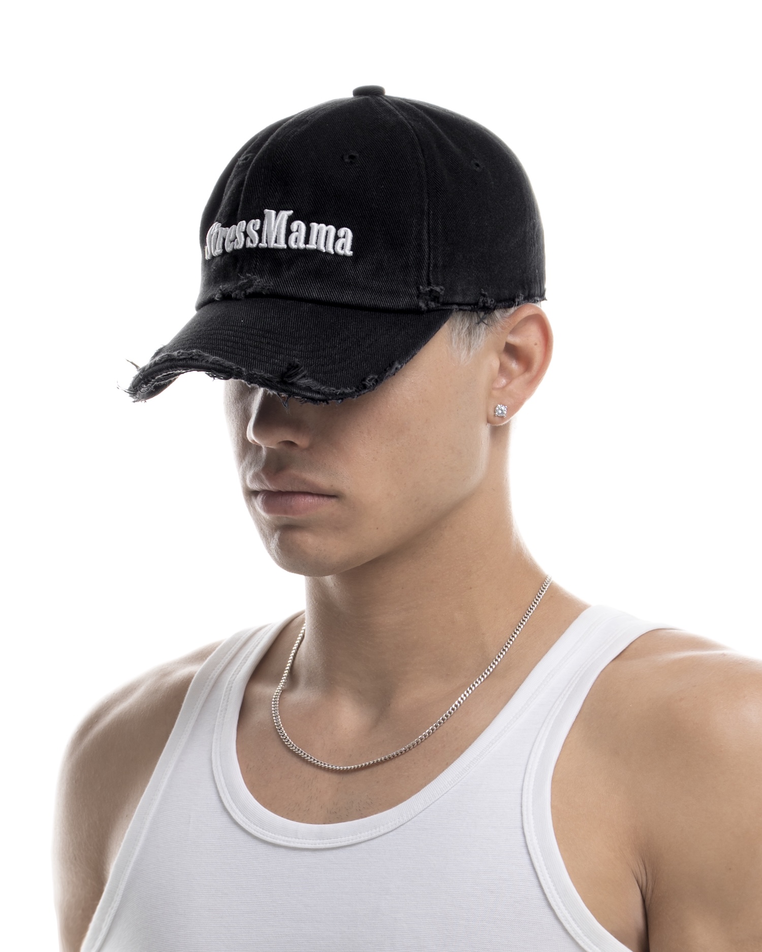 SSMA NOSTALGIA WASHED CAP - BLACK