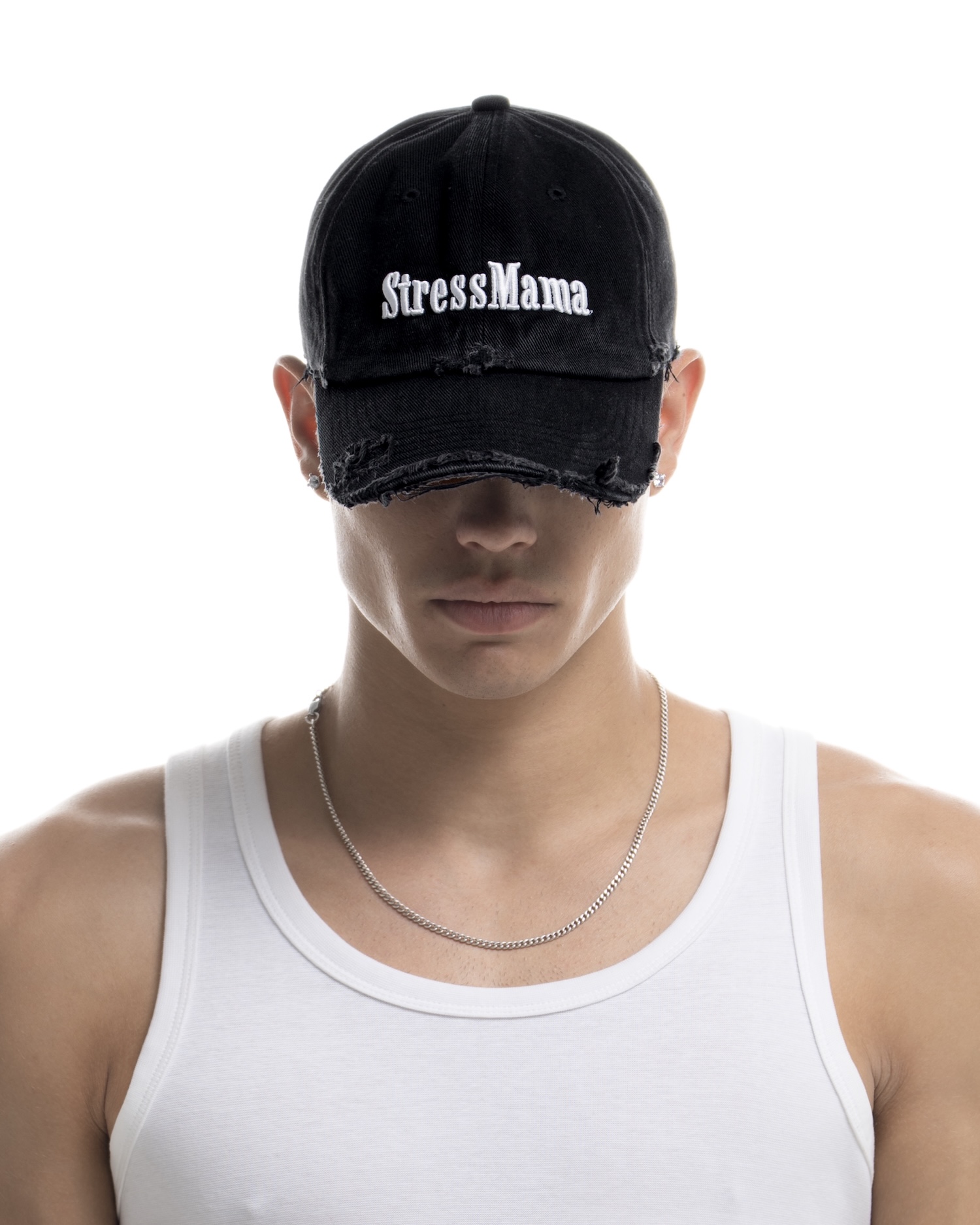 SSMA NOSTALGIA WASHED CAP - BLACK