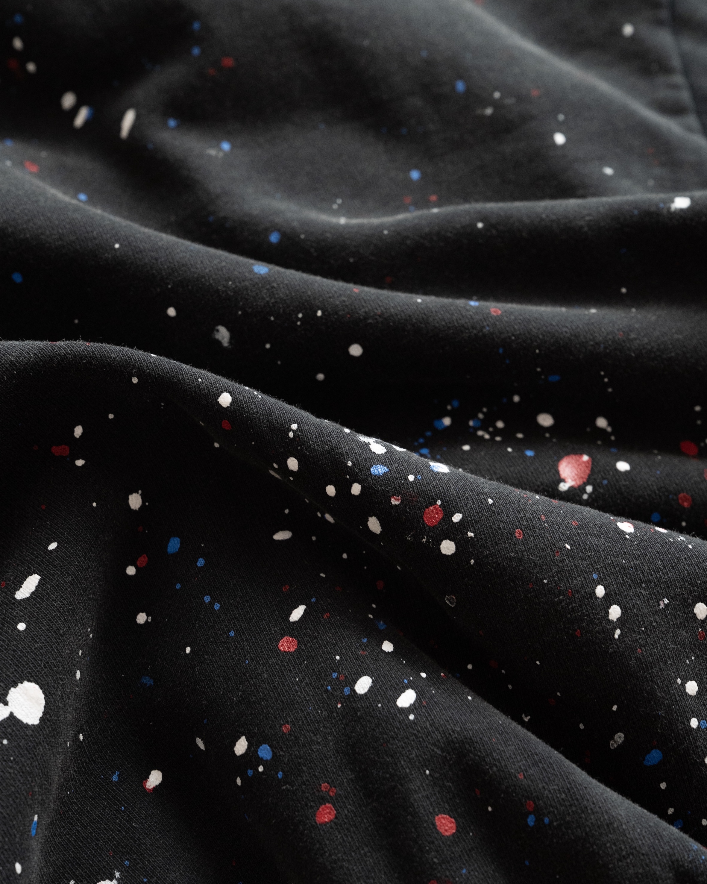 SSMA PAINT SPLATTER HOODIE - BLACK