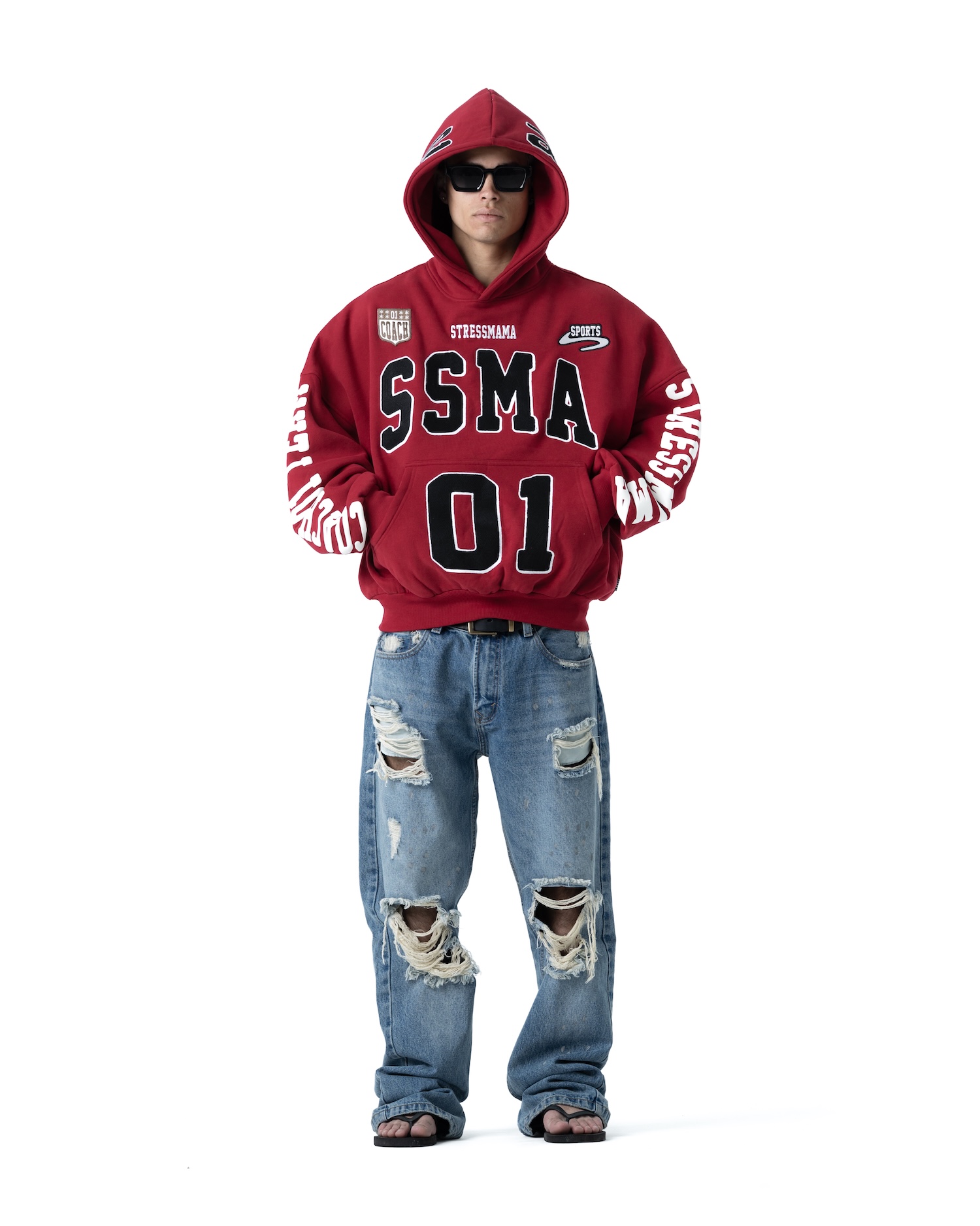 SSMA RACING HOODIE - RED