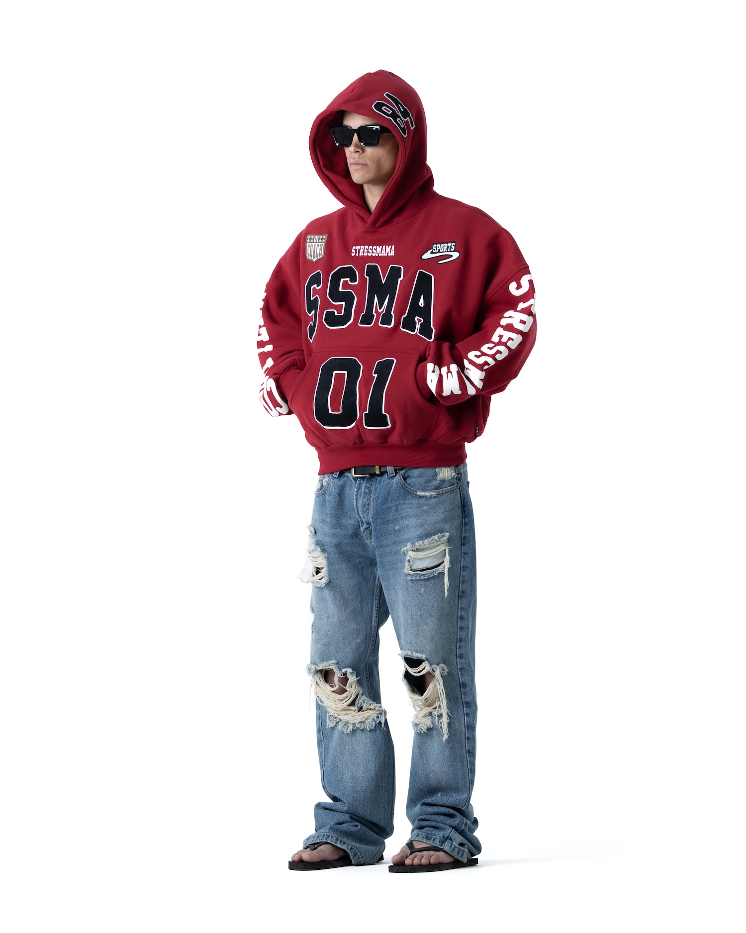 SSMA RACING HOODIE - RED