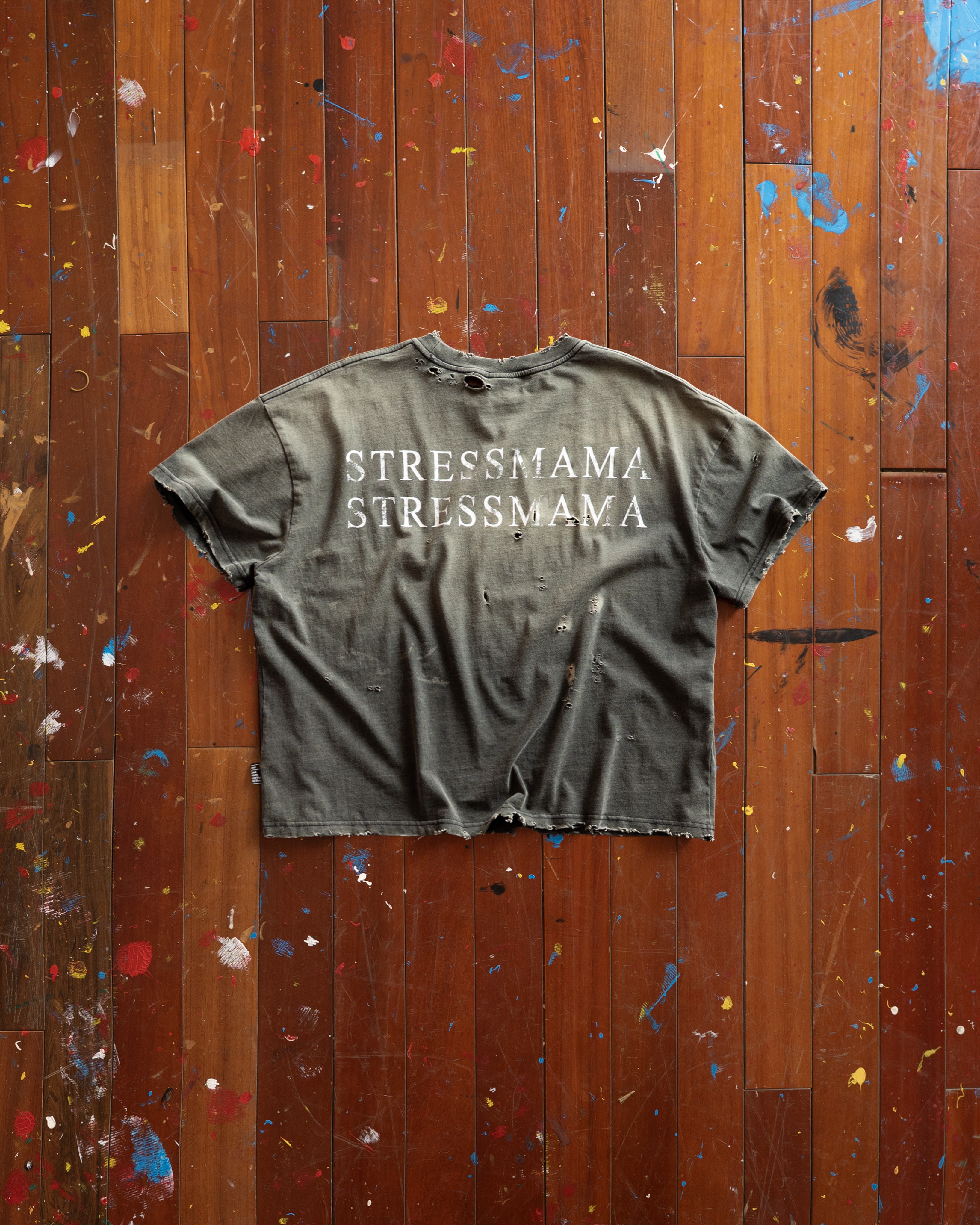 SSMA RUST DISTRESS T-SHIRT - BLACK