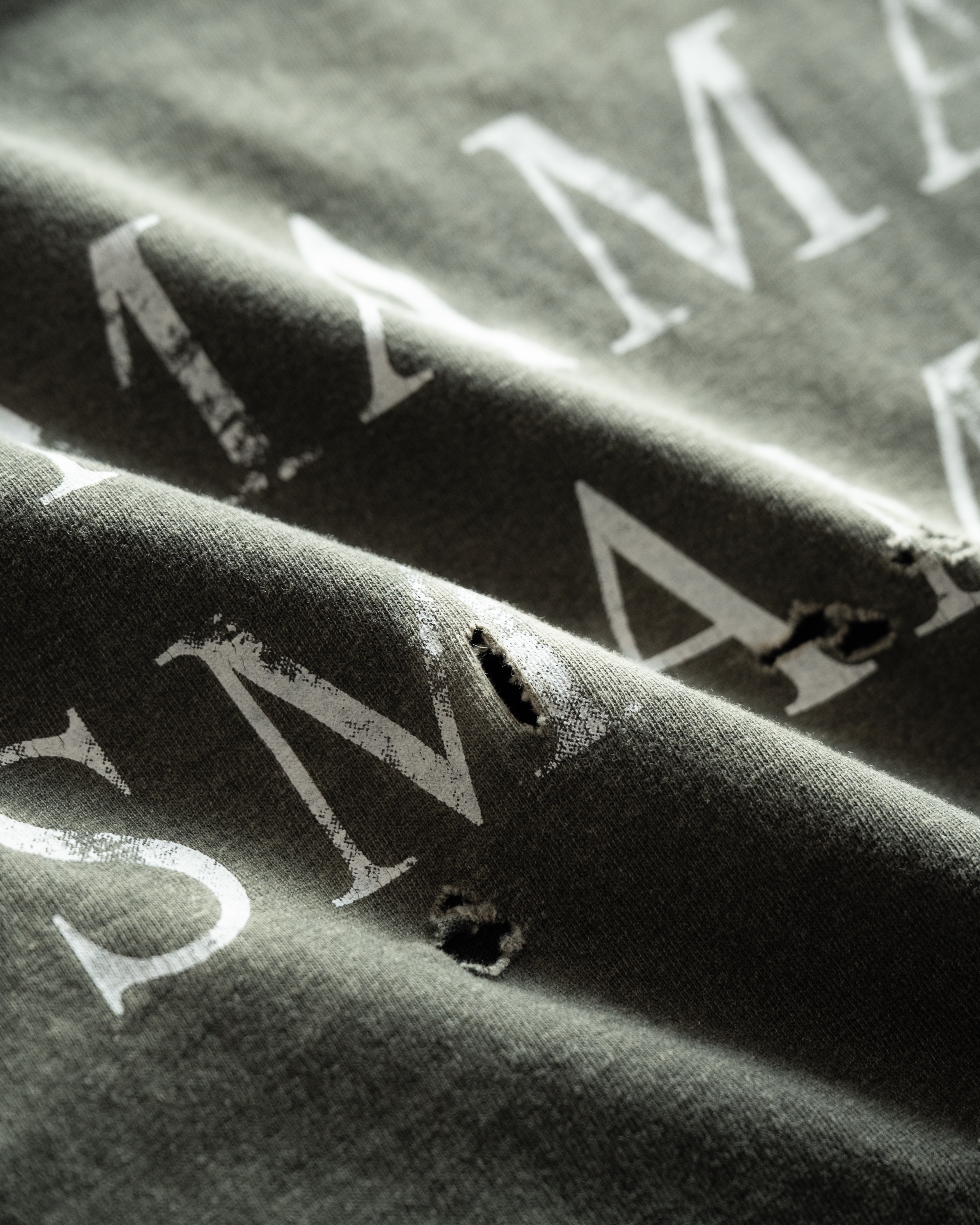 SSMA RUST DISTRESS T-SHIRT - BLACK