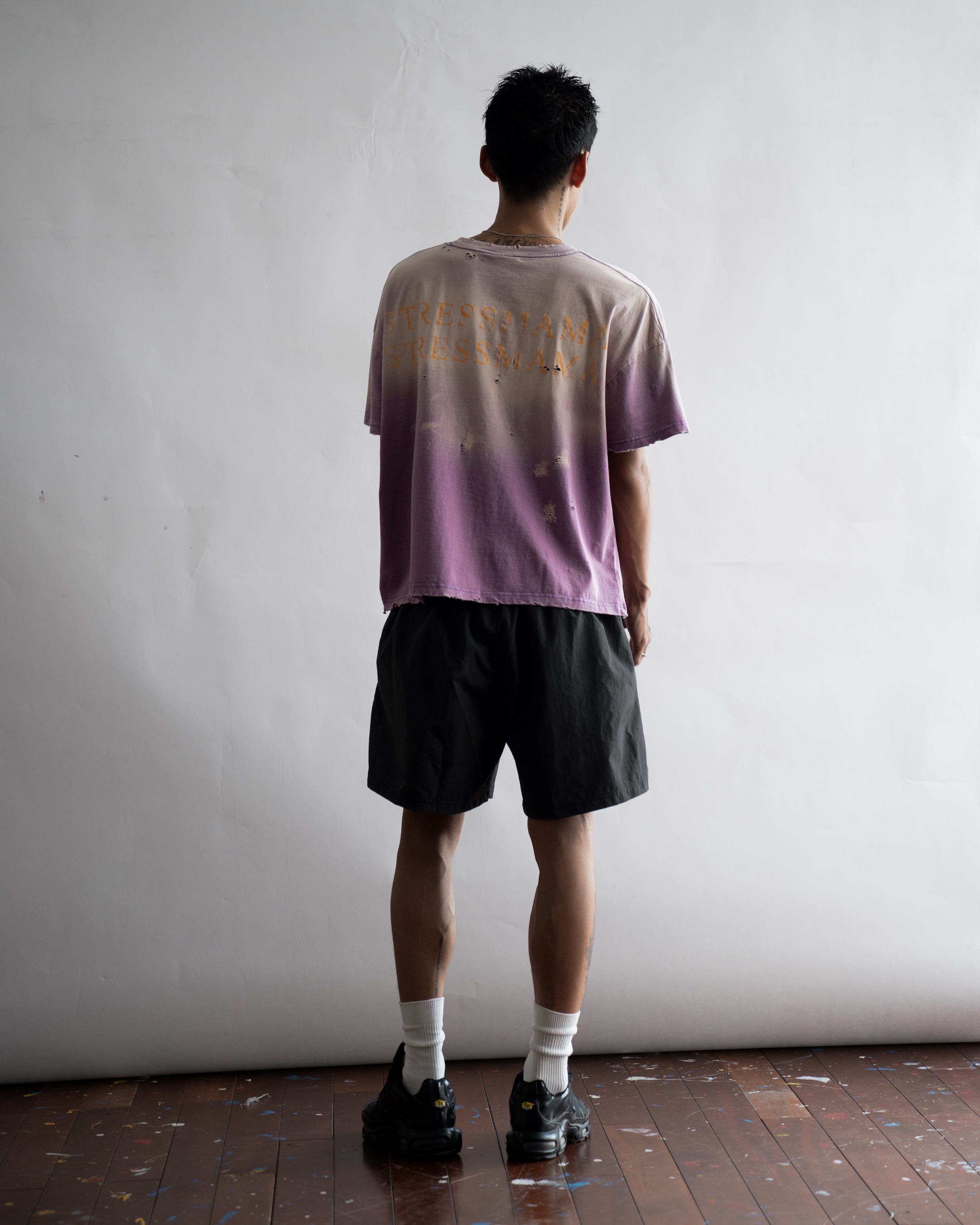 SSMA RUST DISTRESS T-SHIRT - PURPLE