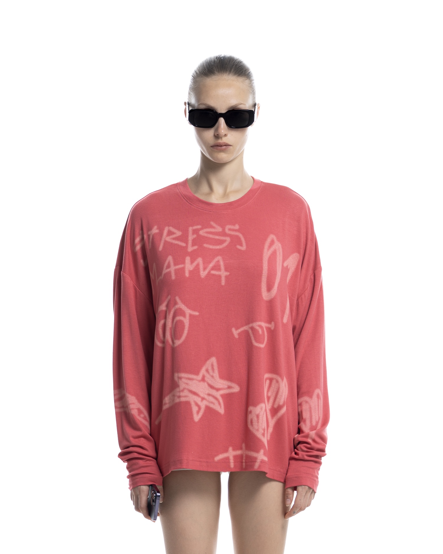 SSMA SKETCH LONGSLEEVE - RED