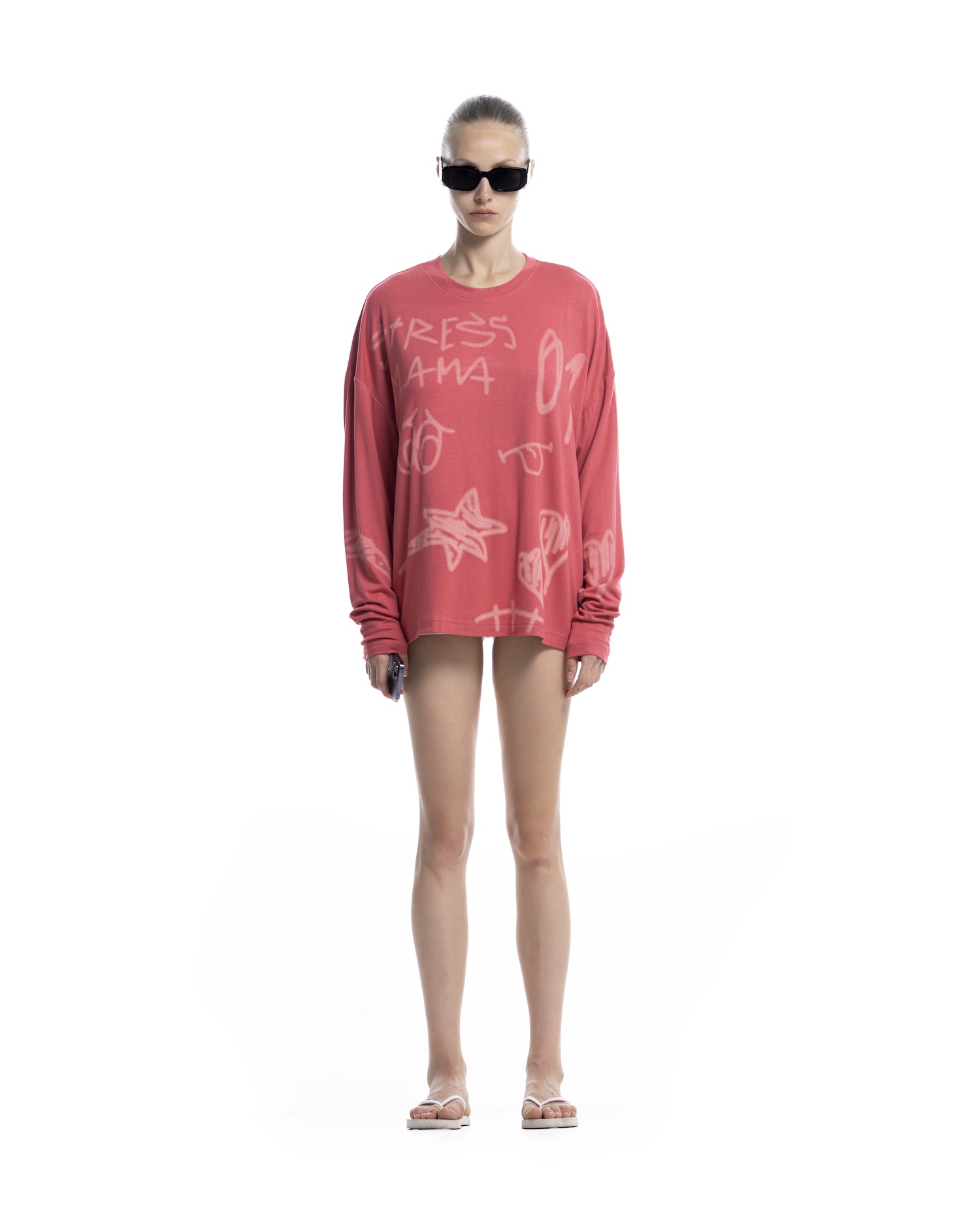 SSMA SKETCH LONGSLEEVE - RED