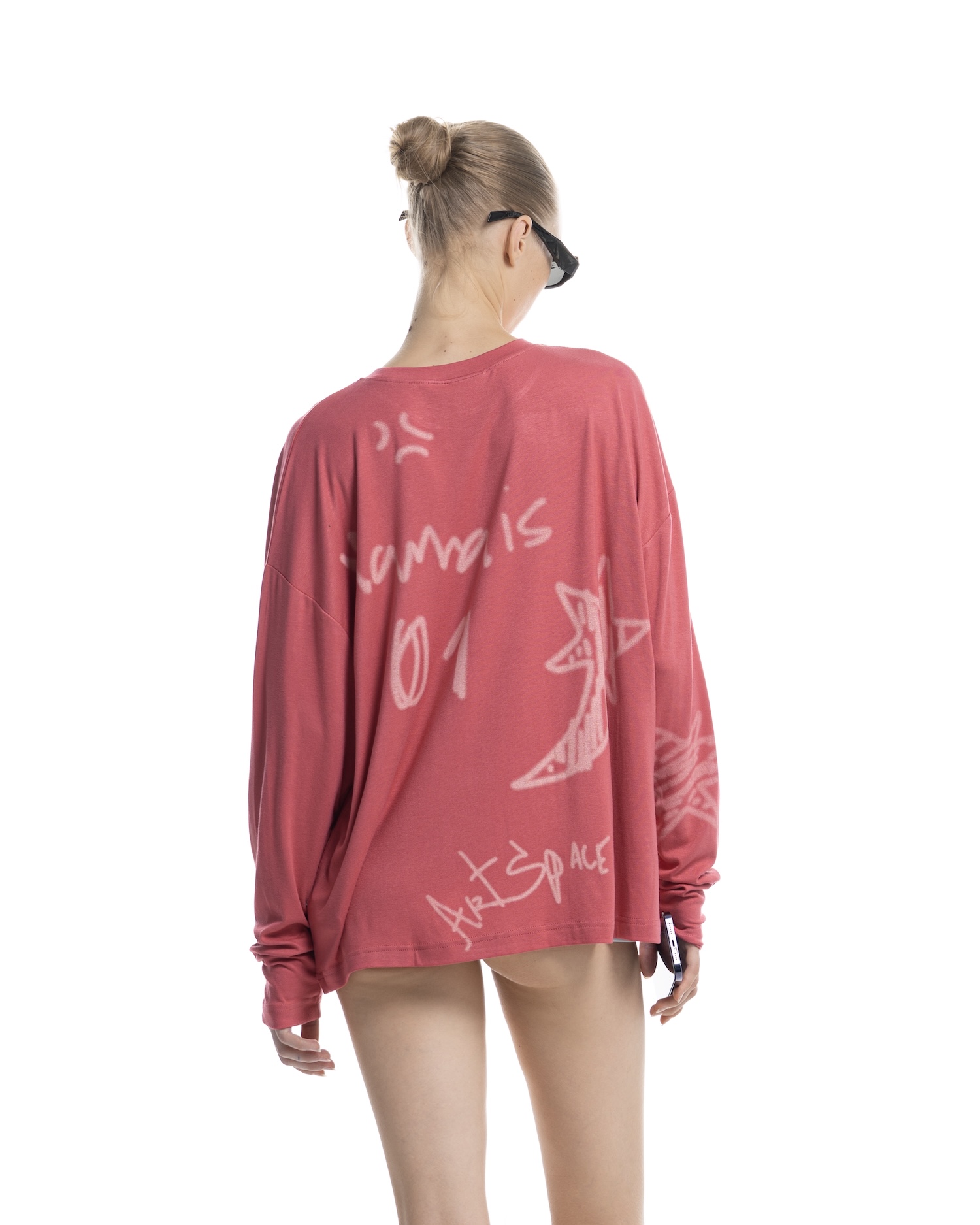 SSMA SKETCH LONGSLEEVE - RED