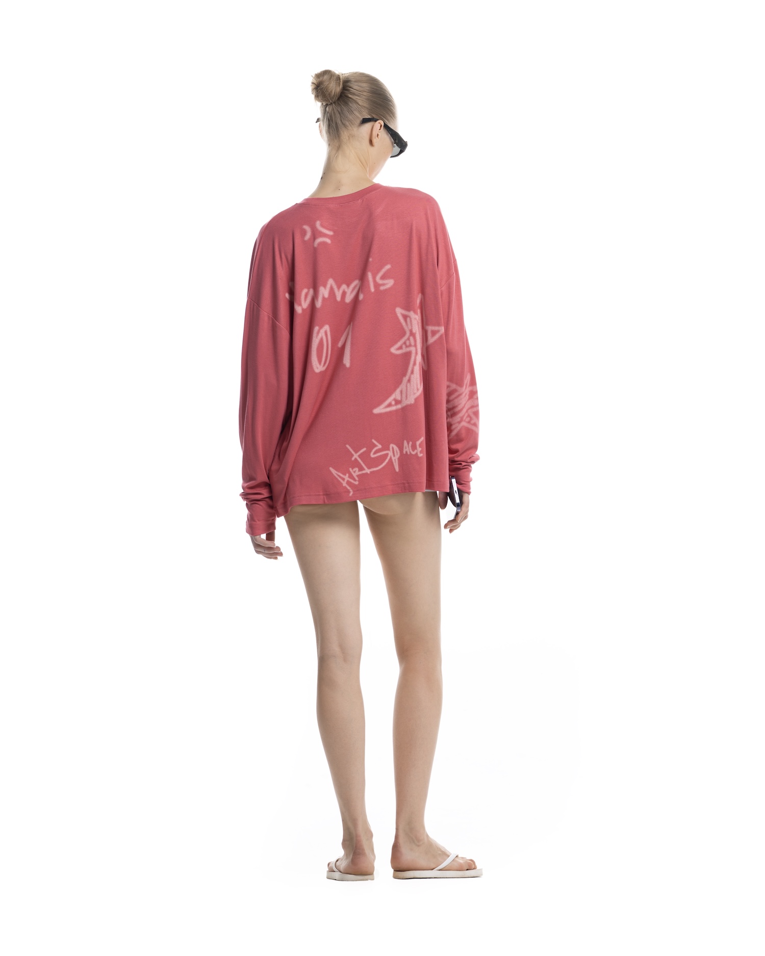 SSMA SKETCH LONGSLEEVE - RED
