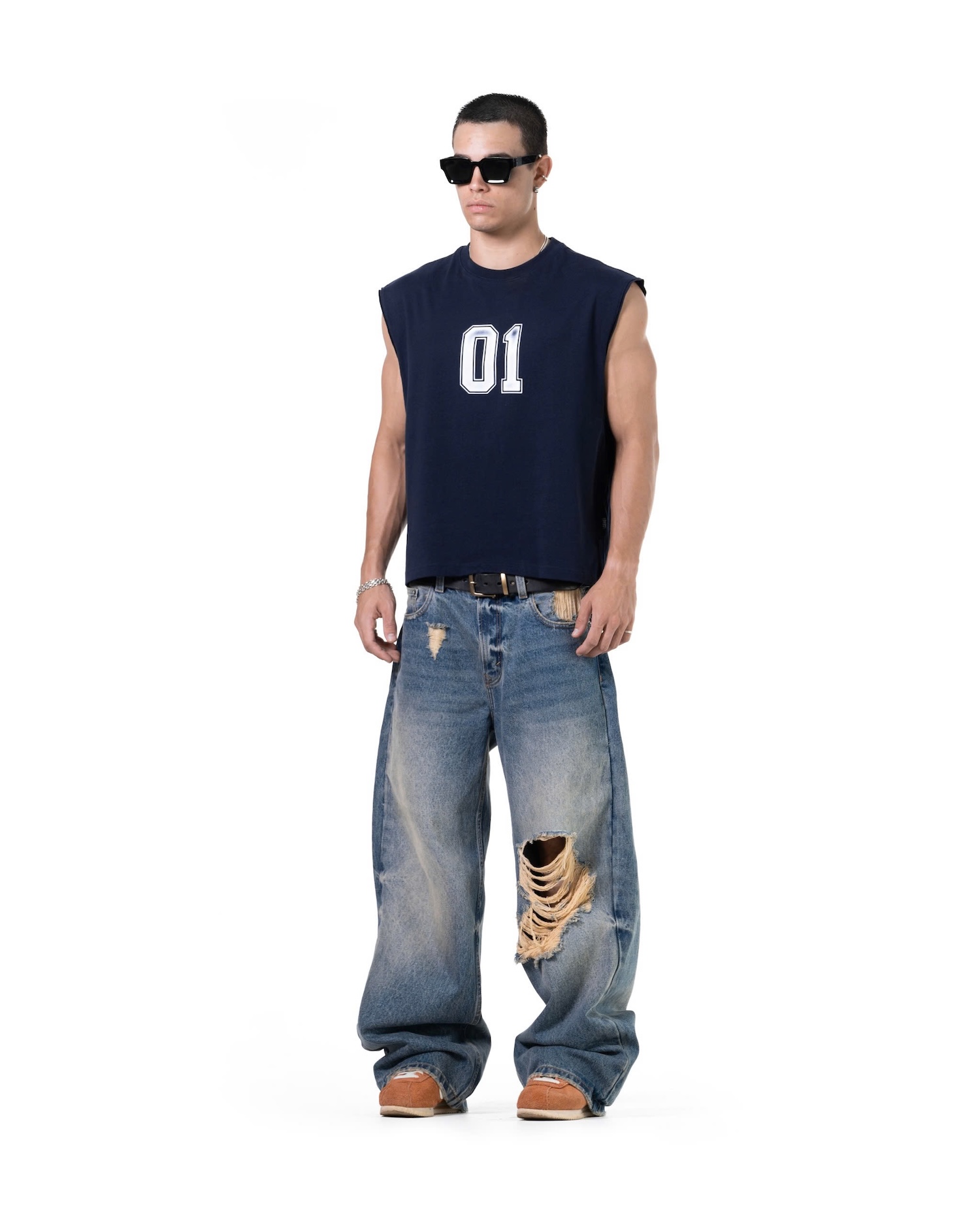 SSMA SPORTS 01 TANKTOP - DARK BLUE