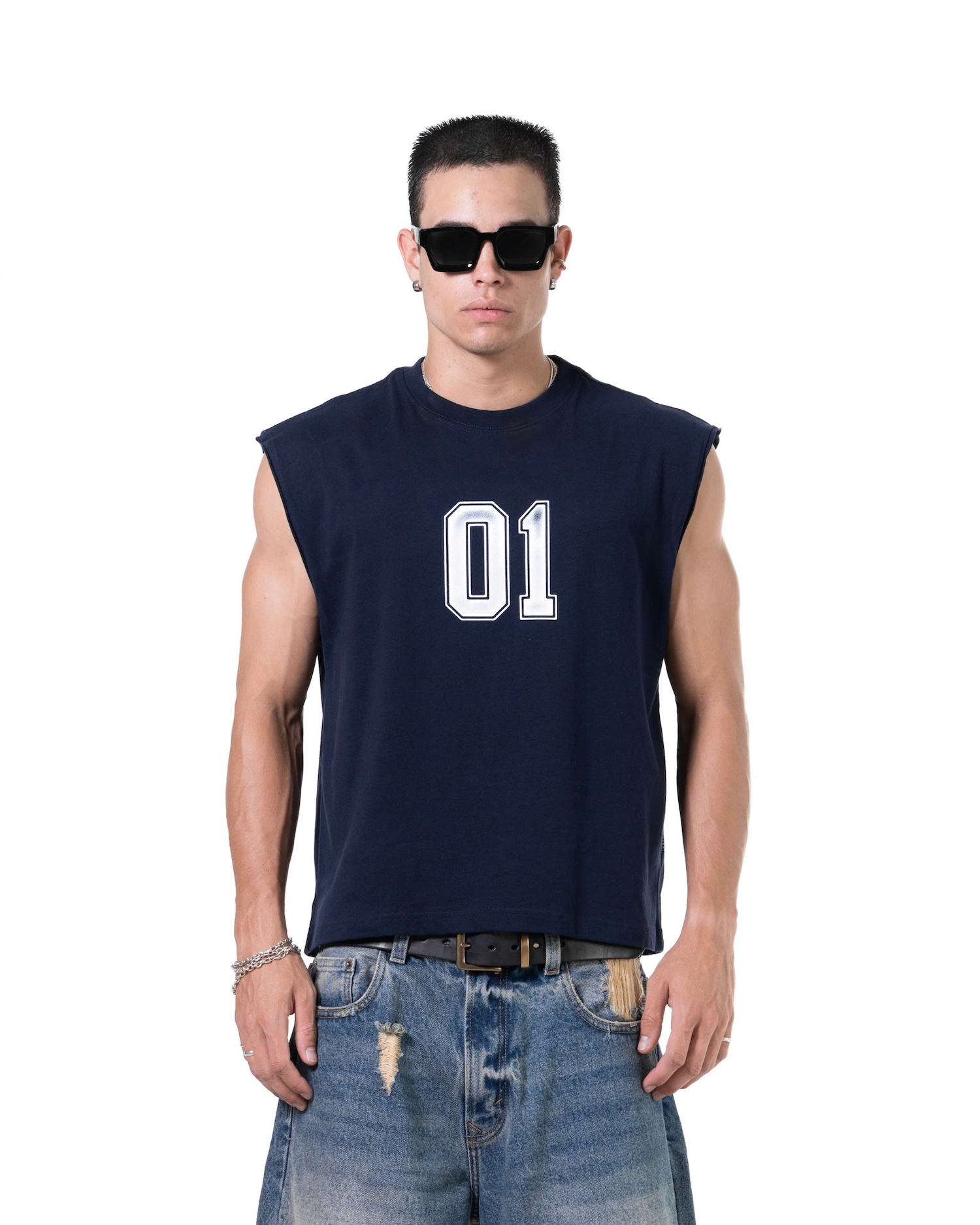 SSMA SPORTS 01 TANKTOP - DARK BLUE