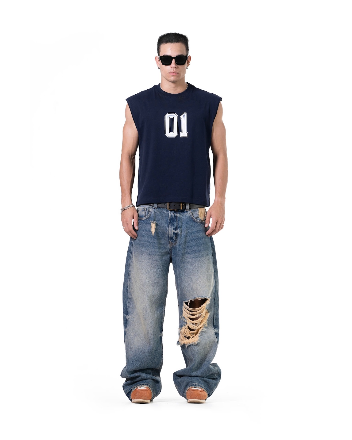 SSMA SPORTS 01 TANKTOP - DARK BLUE