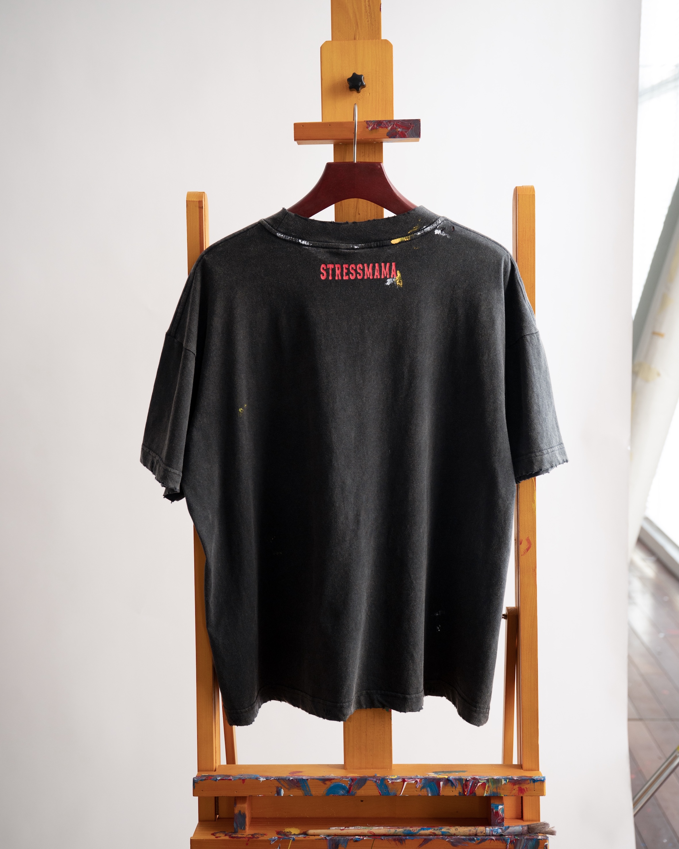 SSMA STAIN T-SHIRT - BLACK