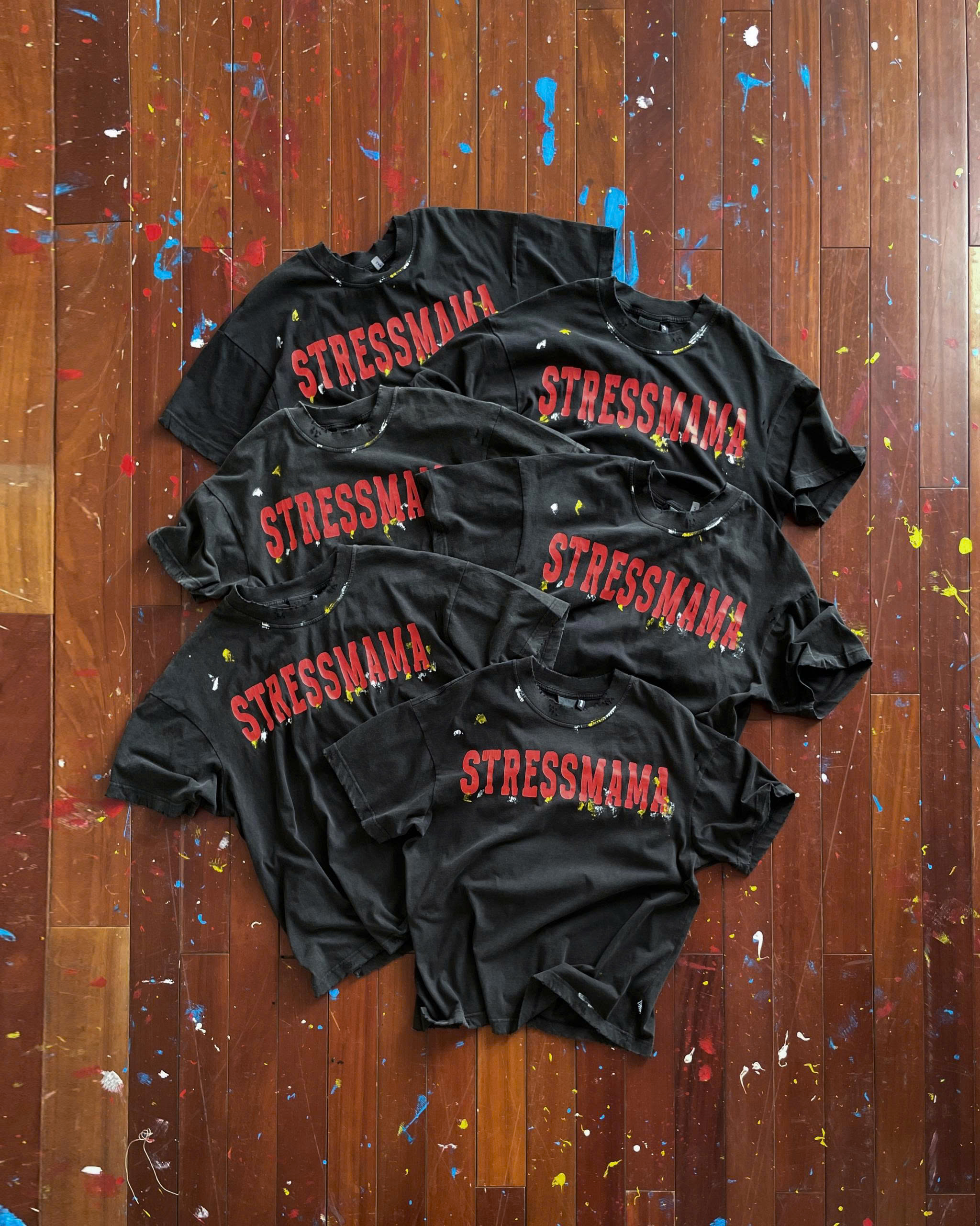 SSMA STAIN T-SHIRT - BLACK