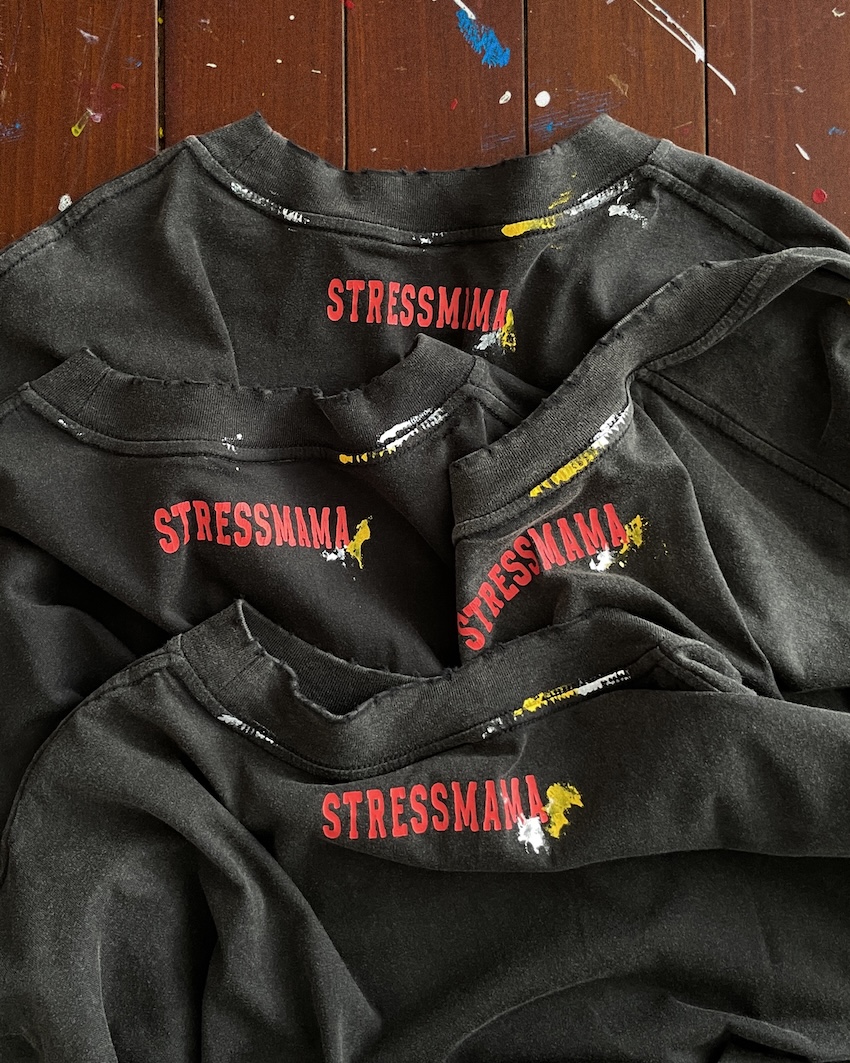 SSMA STAIN T-SHIRT - BLACK