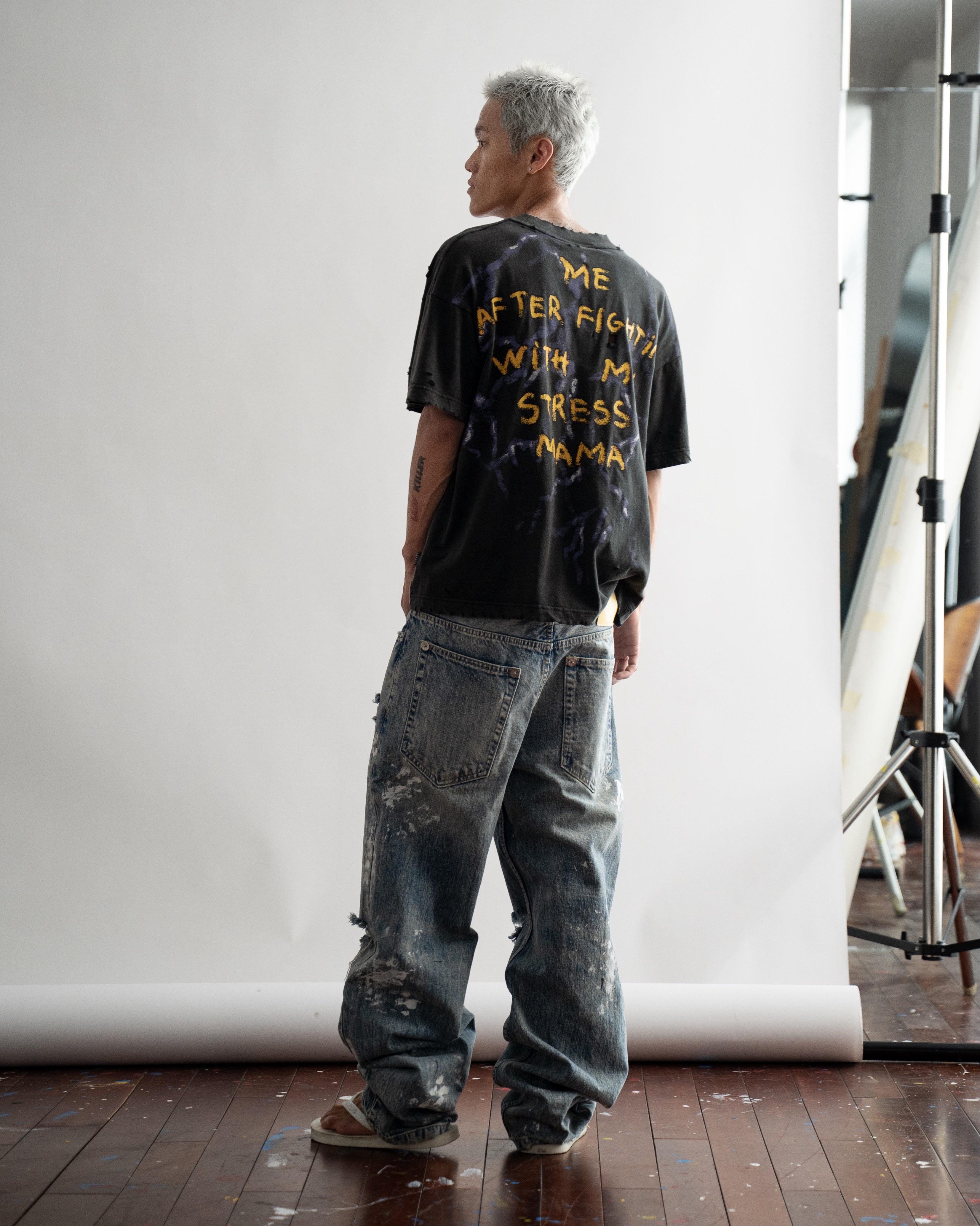 SSMA THUNDER T-SHIRT - BLACK