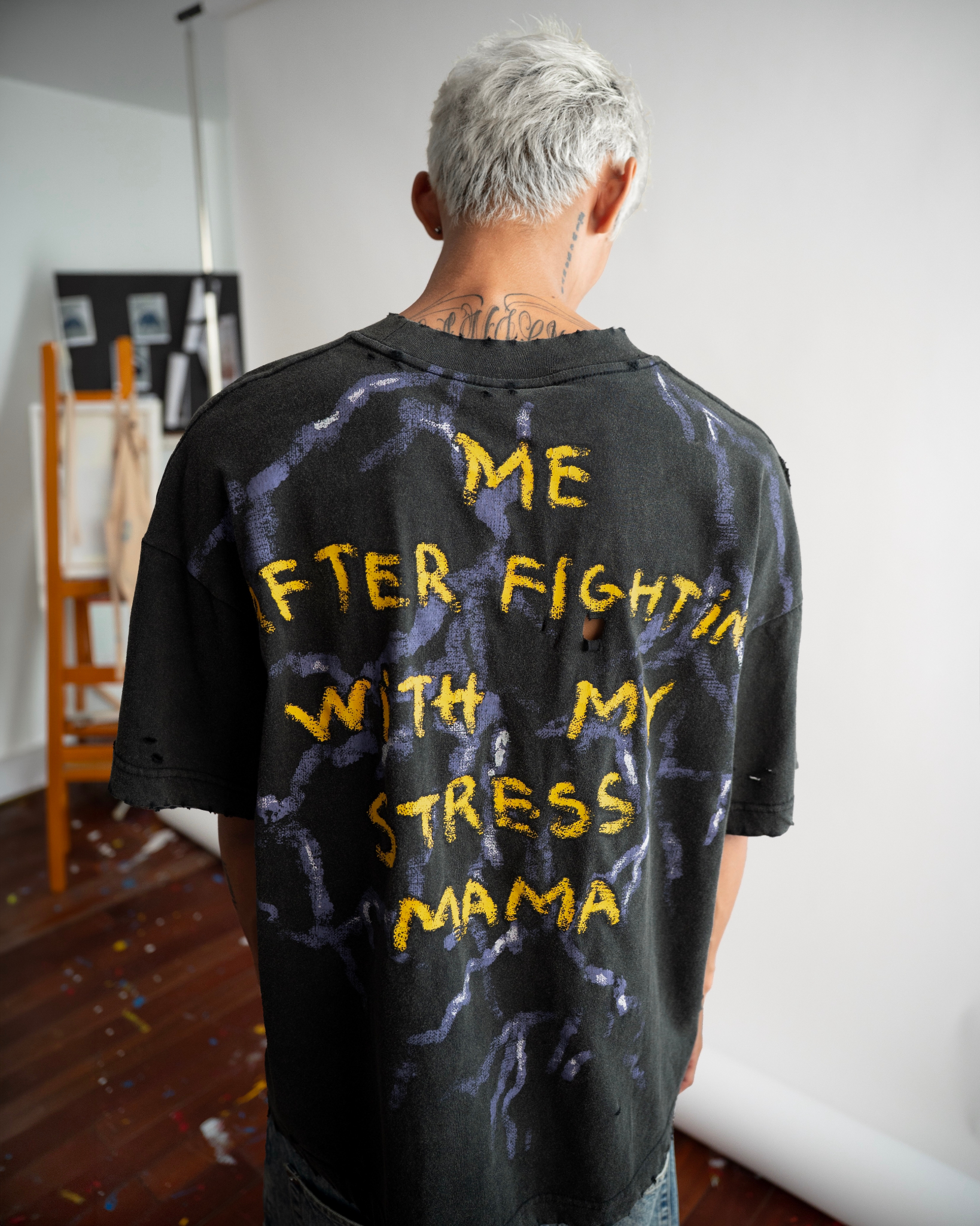 SSMA THUNDER T-SHIRT - BLACK