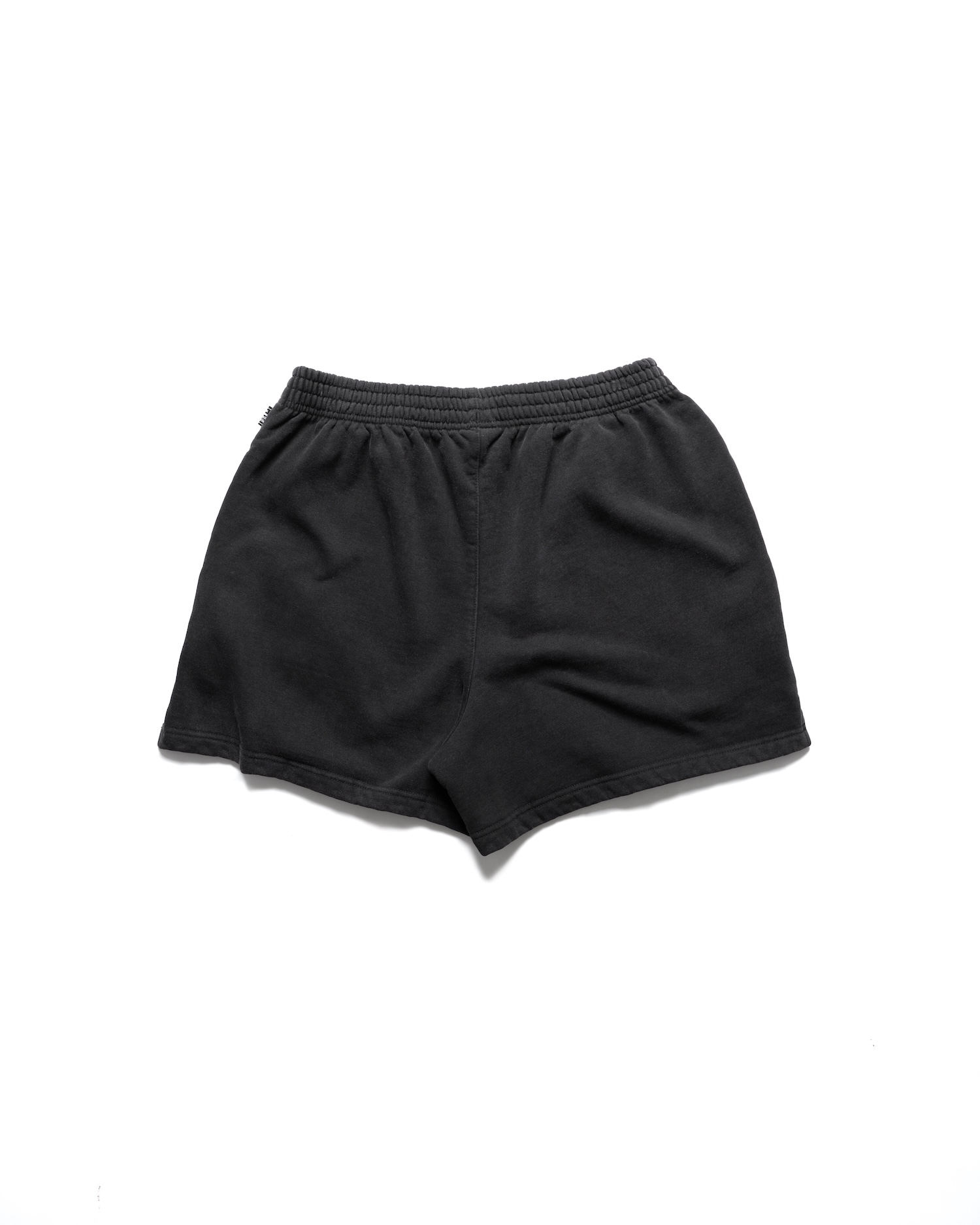 SSMA WASHED SWEAT SHORTS - BLACK