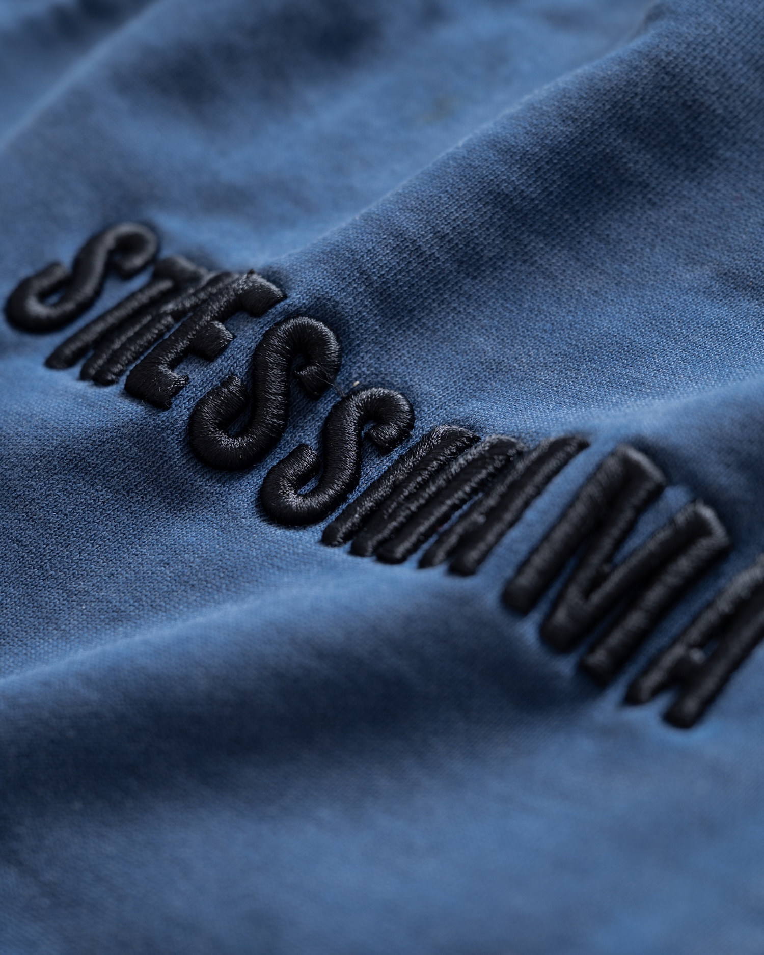 SSMA WASHED SWEAT SHORTS - DARK BLUE