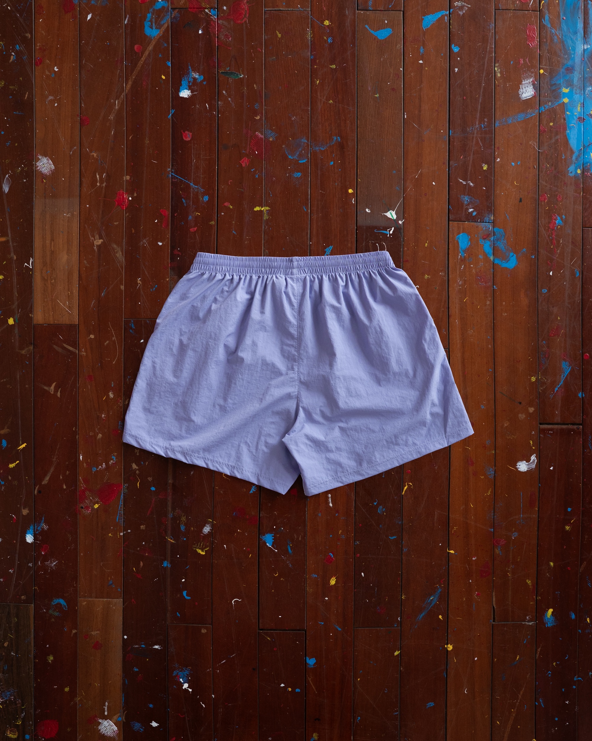 STRESSMAMA FLOATING TRACK SHORTS - PURPLE