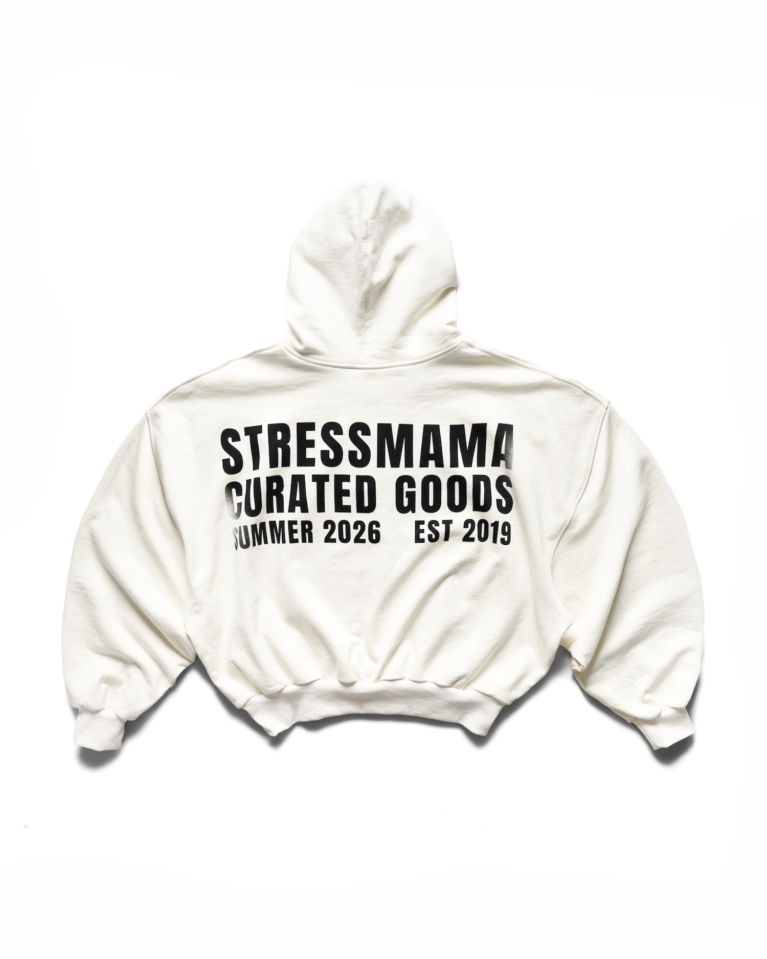 SUMMER26 CURATED QUARTER ZIP HOODIE - CREAM