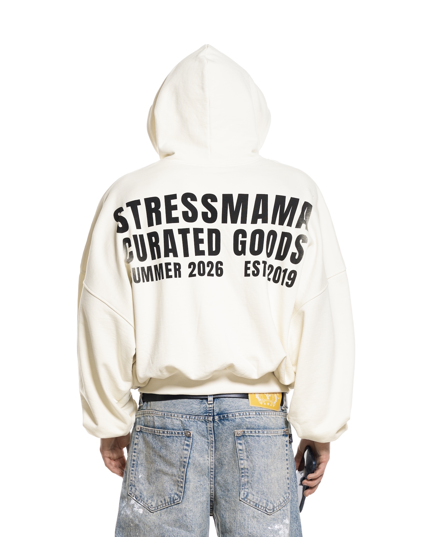 SUMMER26 CURATED QUARTER ZIP HOODIE - CREAM