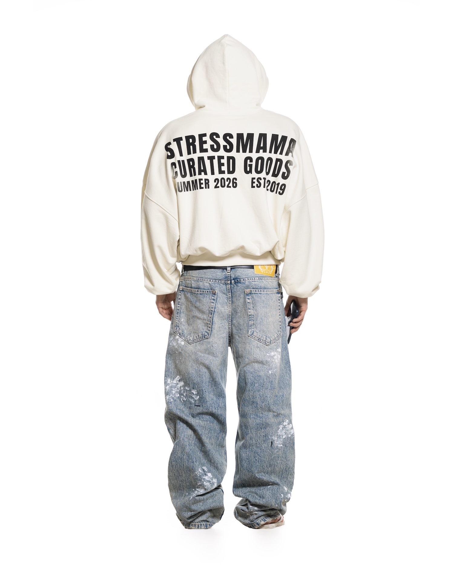 SUMMER26 CURATED QUARTER ZIP HOODIE - CREAM