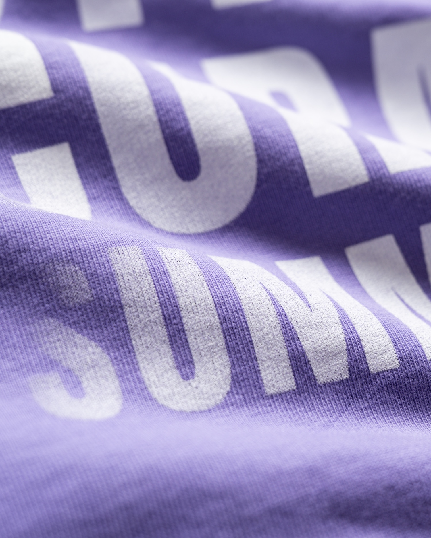 SUMMER26 CURATED QUARTER ZIP HOODIE - PURPLE