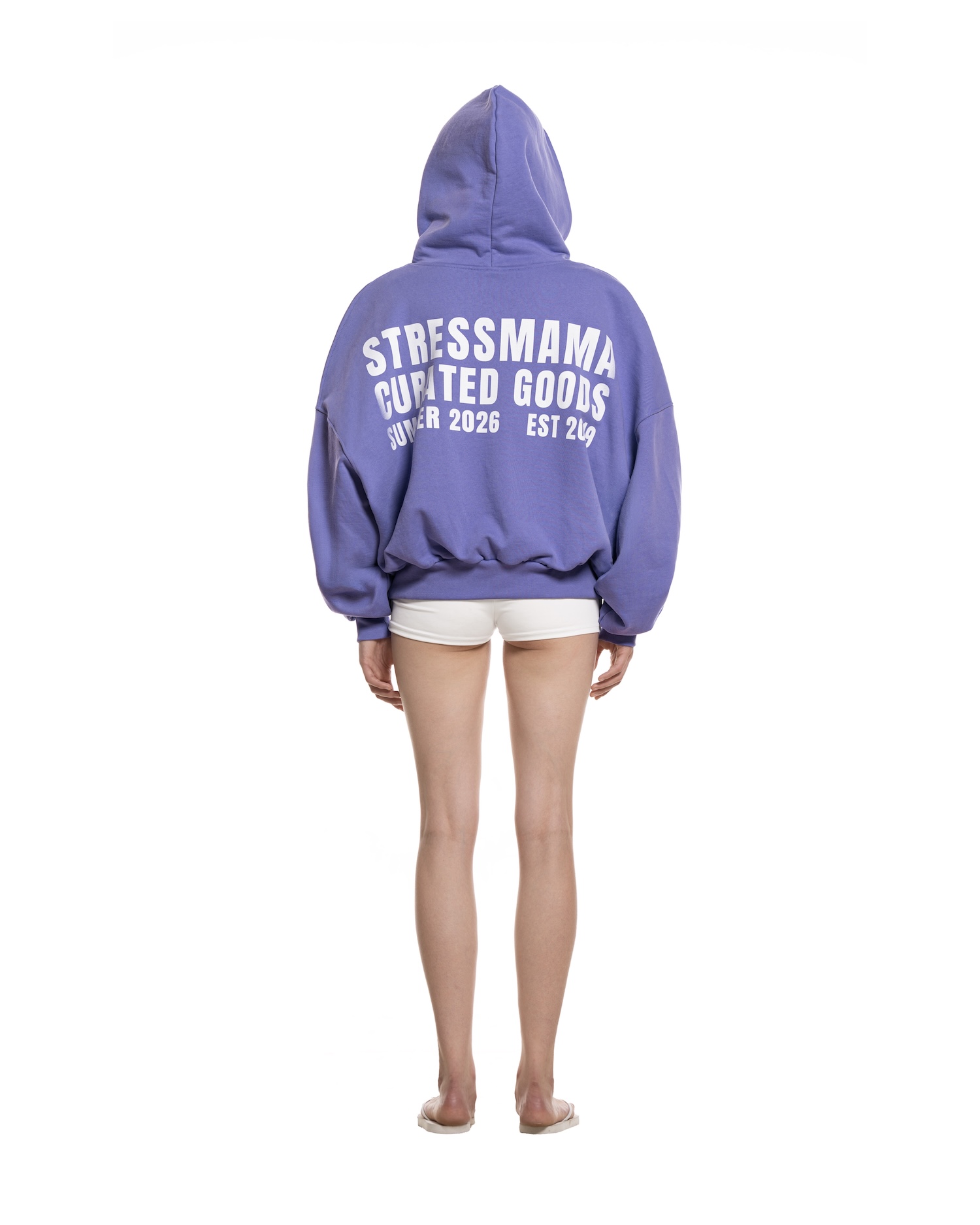SUMMER26 CURATED QUARTER ZIP HOODIE - PURPLE