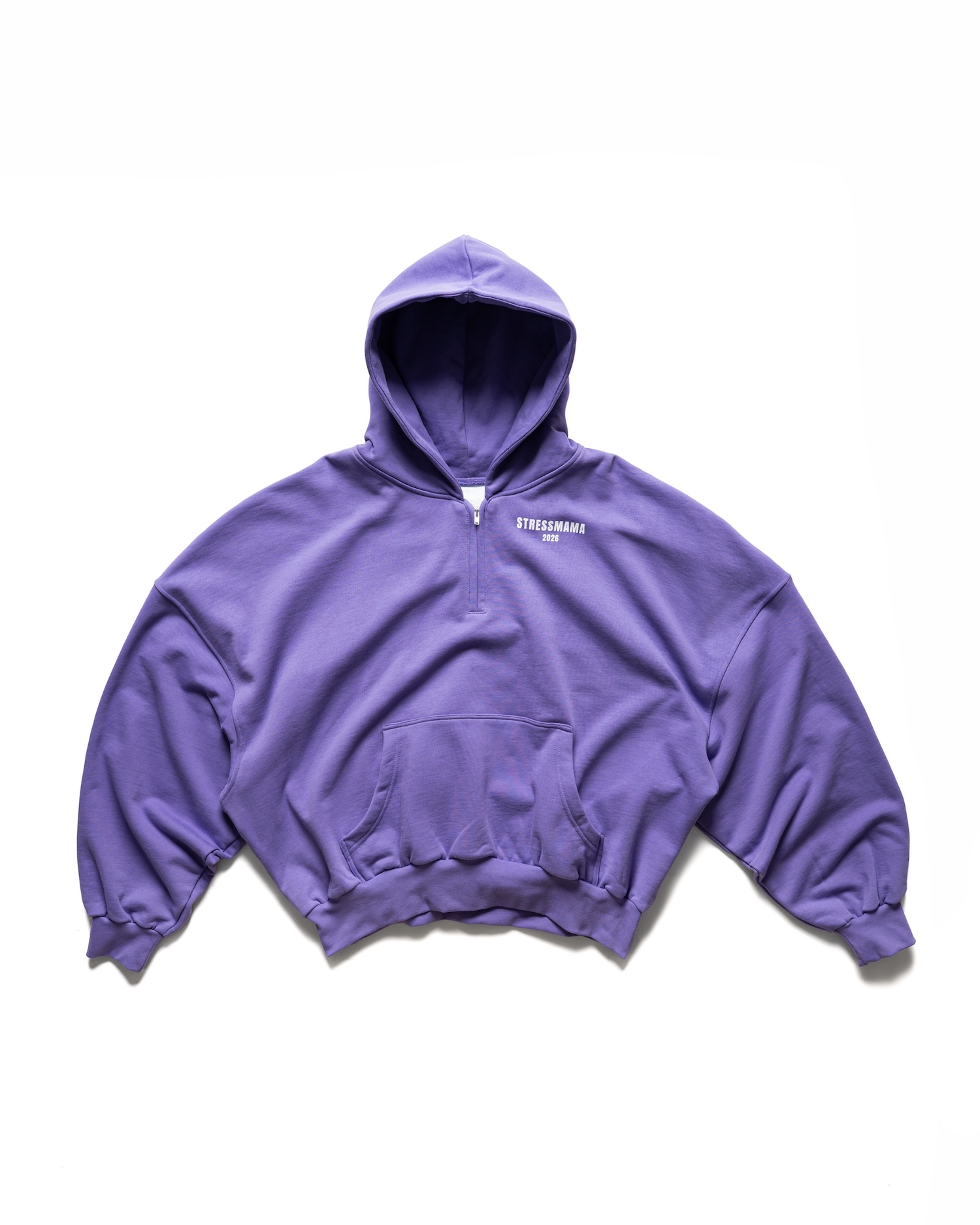 SUMMER26 CURATED QUARTER ZIP HOODIE - PURPLE