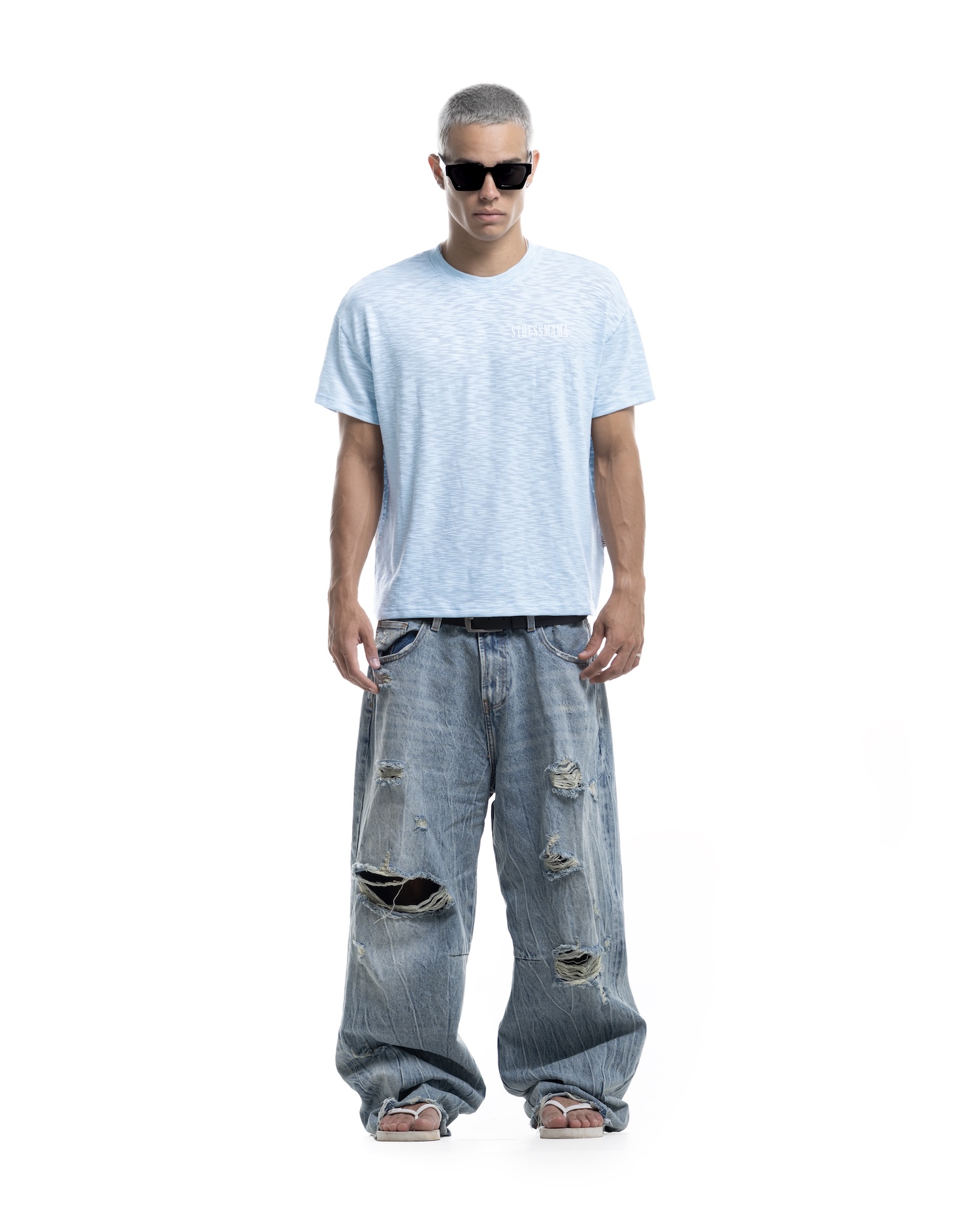 SUMMER26 ICY T-SHIRT - BABY BLUE