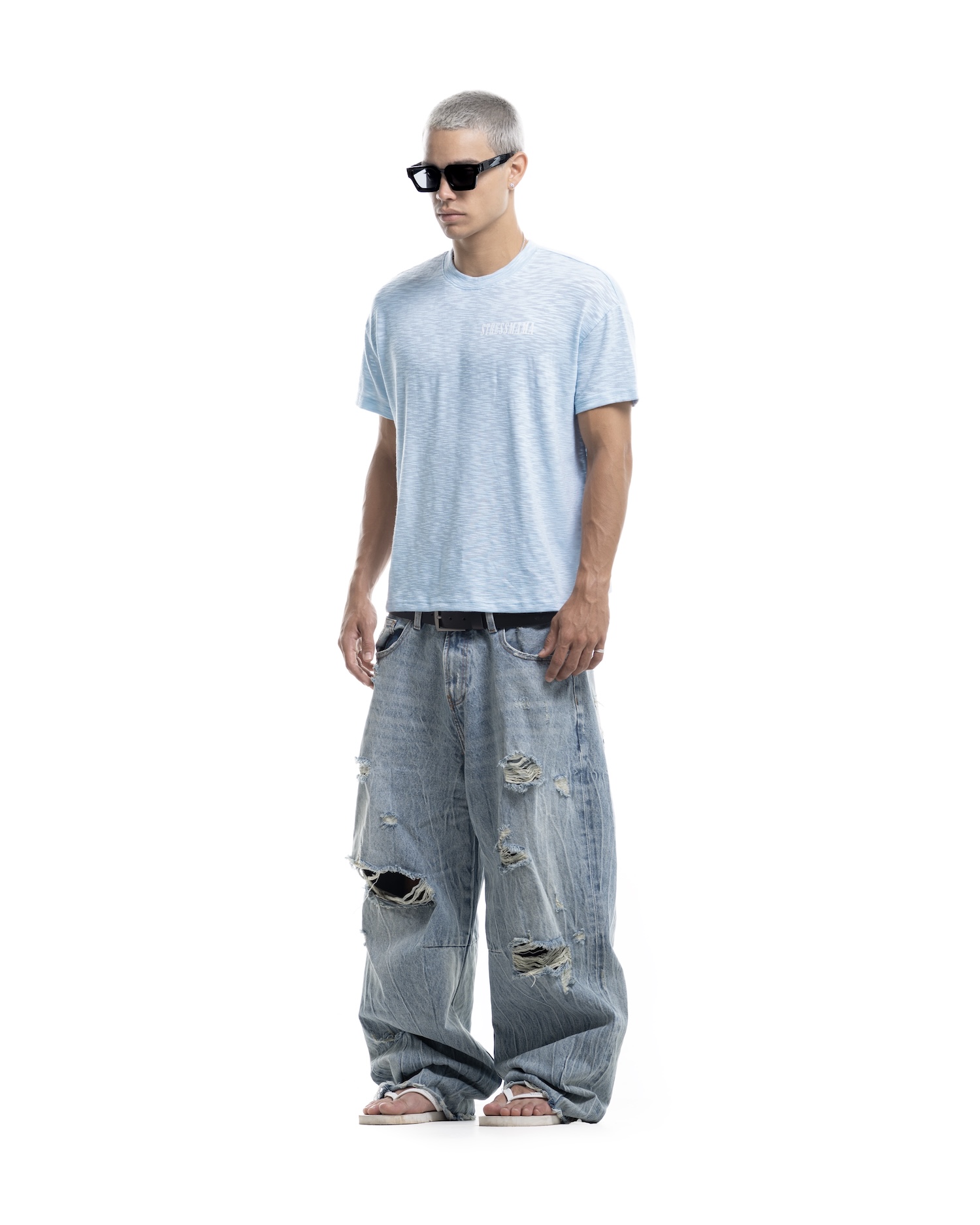 SUMMER26 ICY T-SHIRT - BABY BLUE