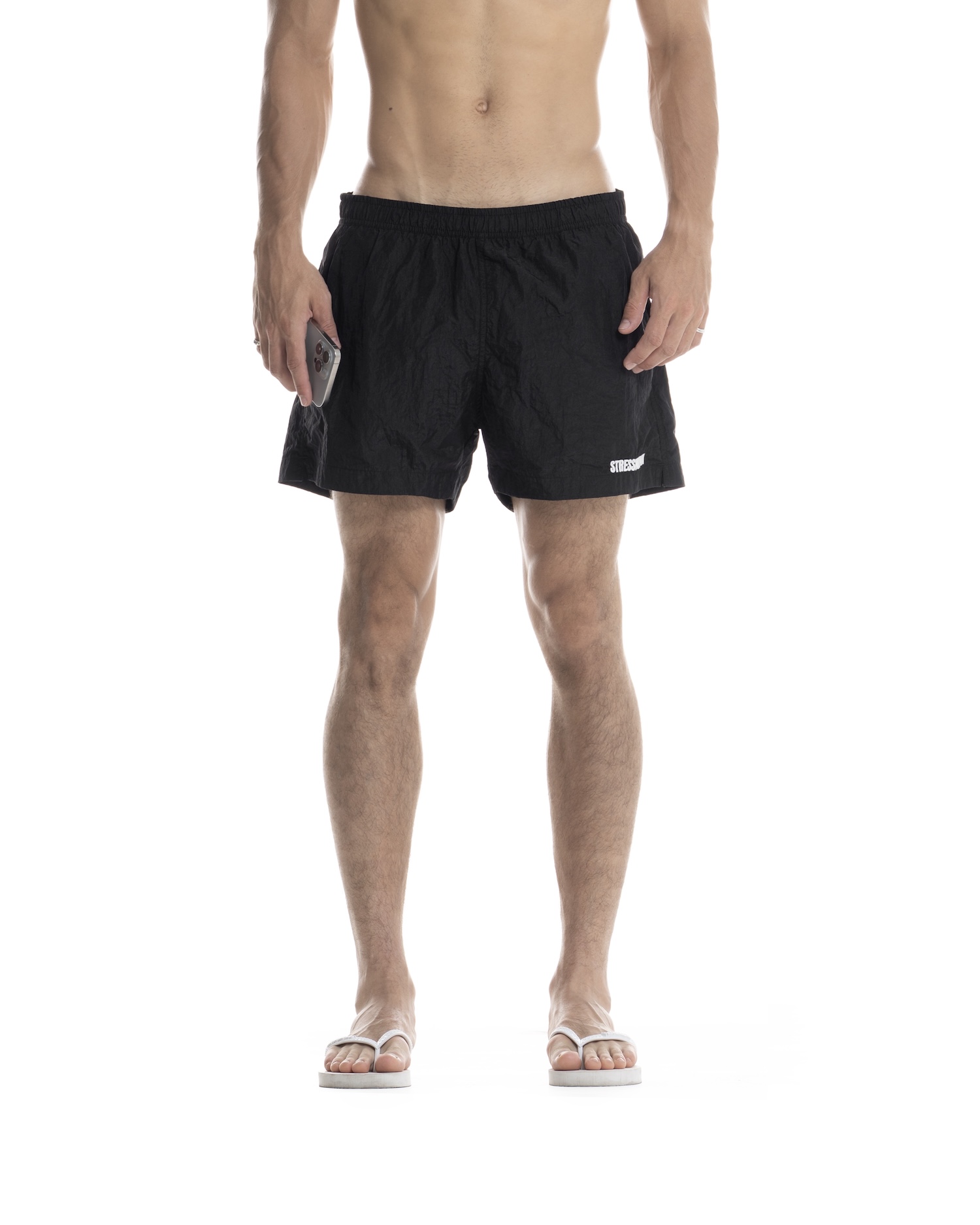 SUMMER26 LOGO SHORTS - BLACK