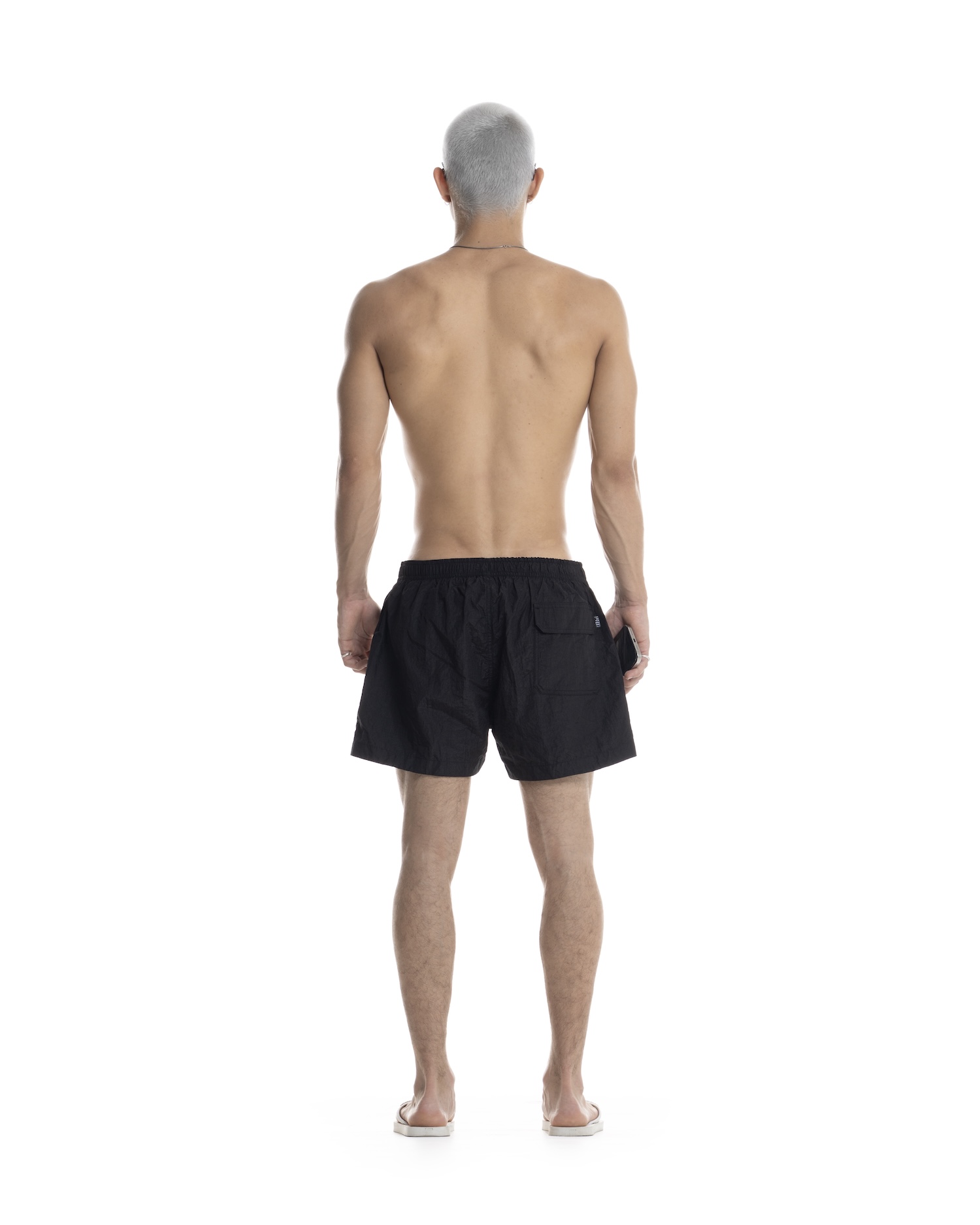 SUMMER26 LOGO SHORTS - BLACK