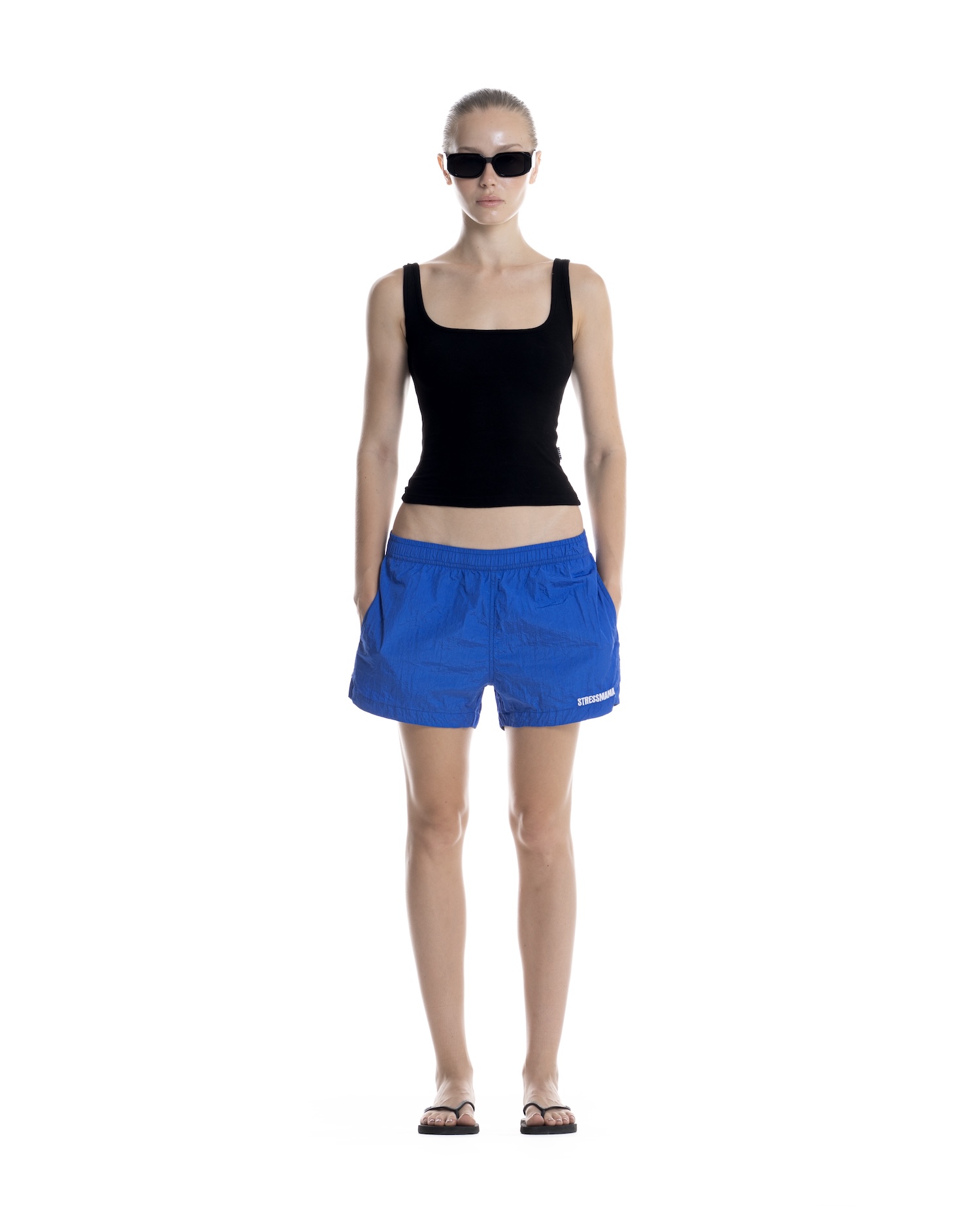 SUMMER26 LOGO SHORTS - BLUE