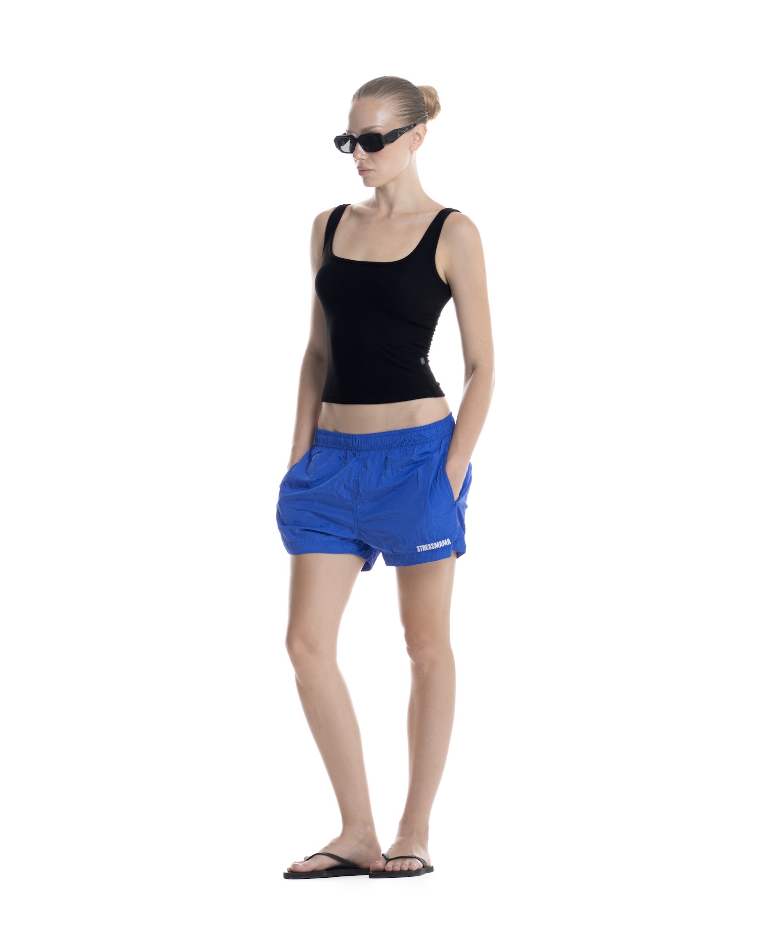 SUMMER26 LOGO SHORTS - BLUE
