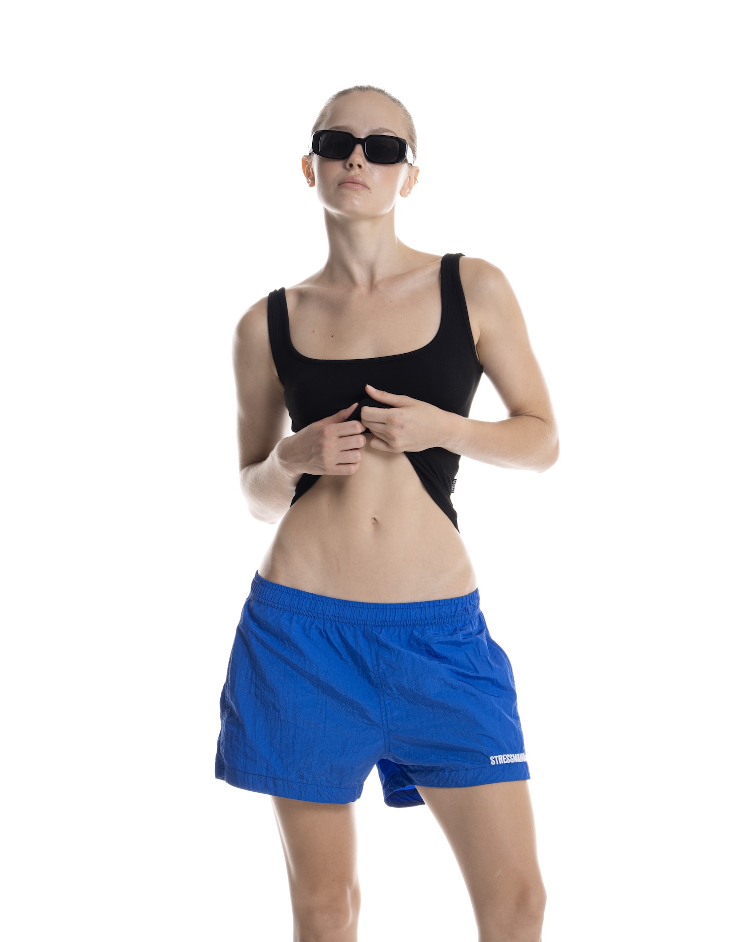 SUMMER26 LOGO SHORTS - BLUE