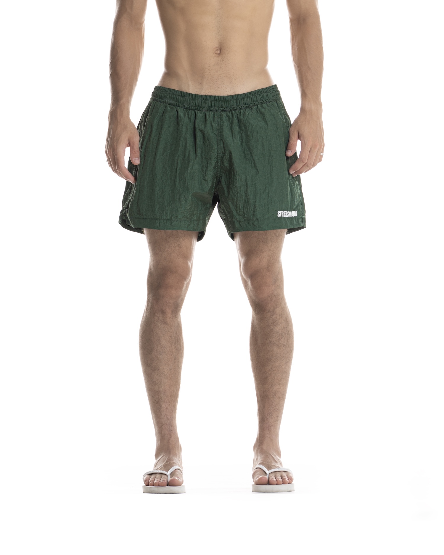 SUMMER26 LOGO SHORTS - GREEN