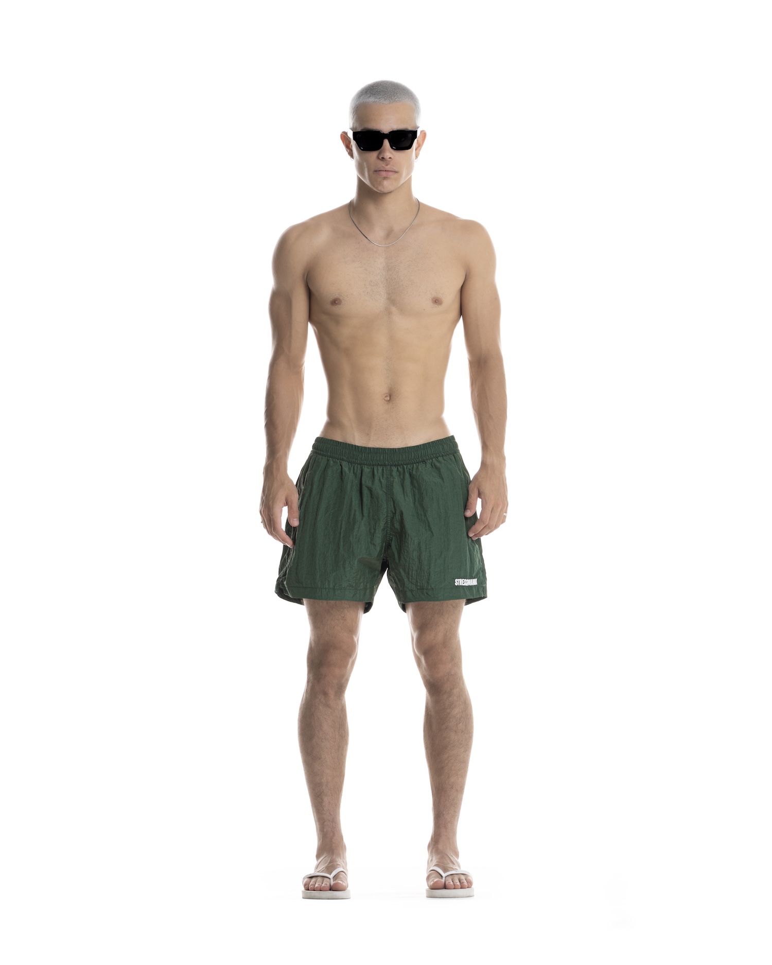 SUMMER26 LOGO SHORTS - GREEN