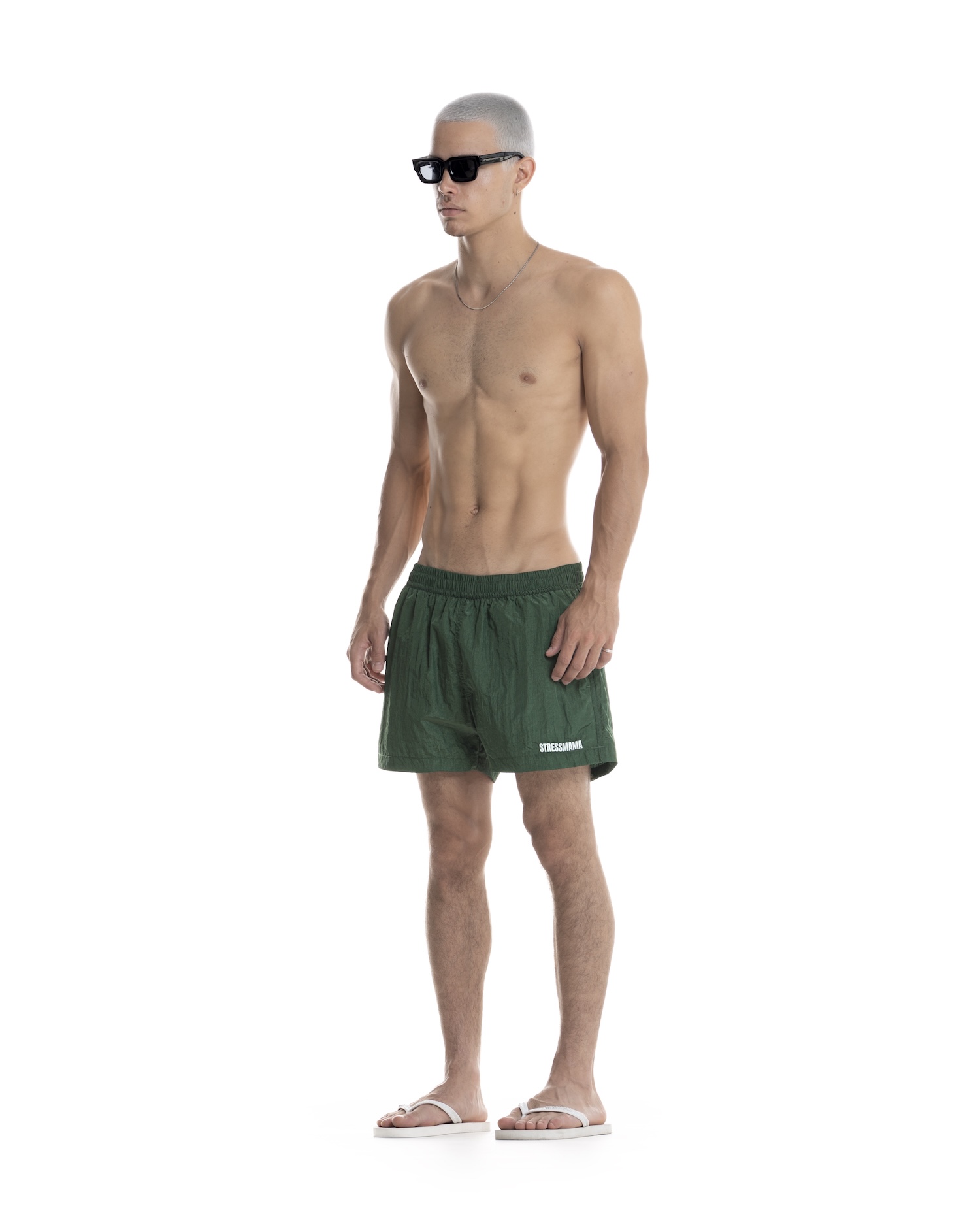 SUMMER26 LOGO SHORTS - GREEN