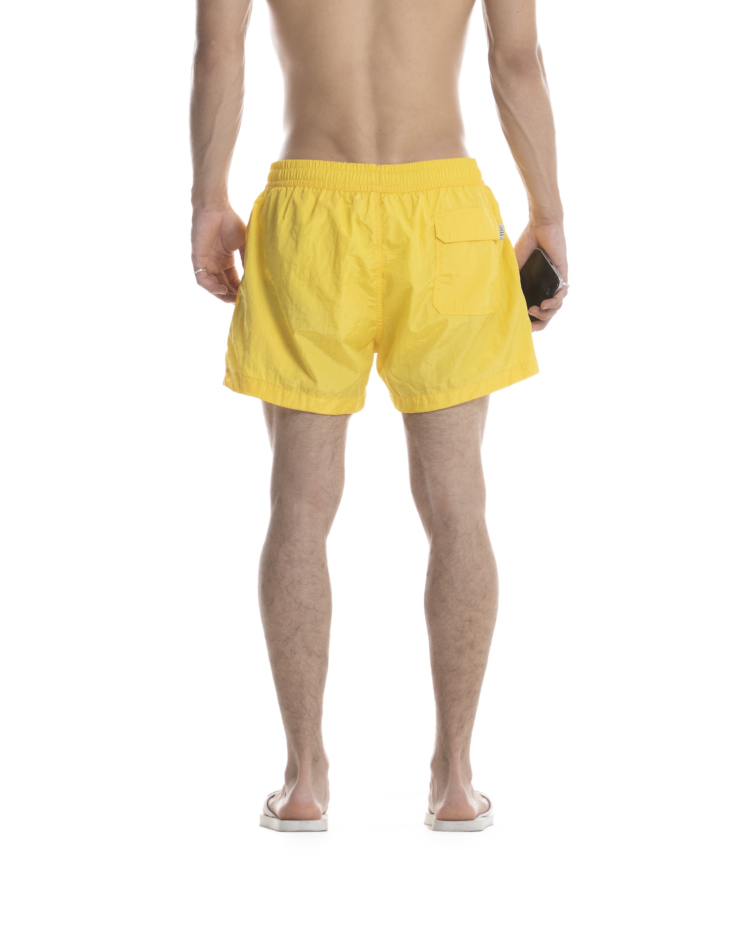 SUMMER26 LOGO SHORTS - YELLOW